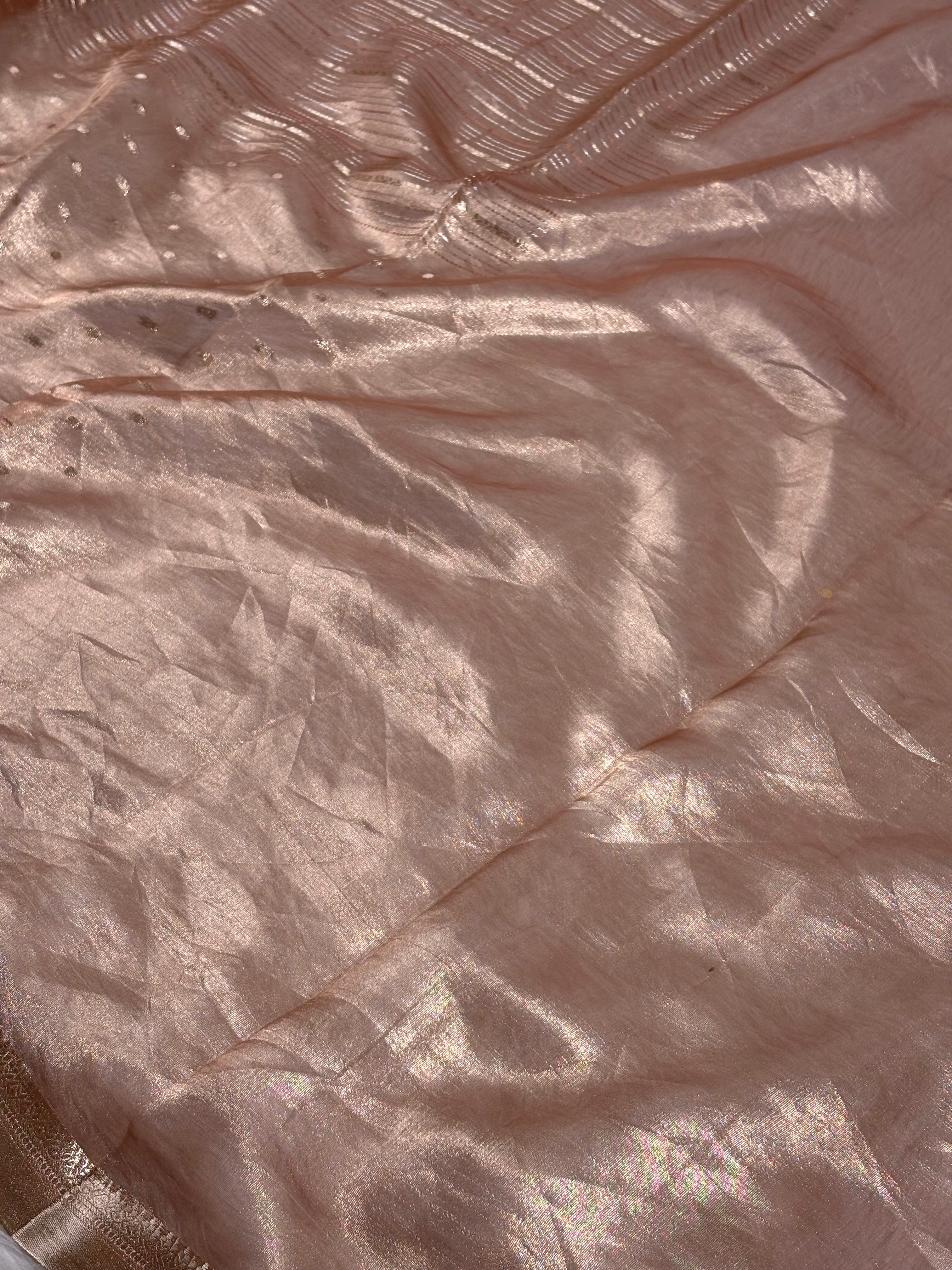 Pure Tishu Silk Banarasi Saree