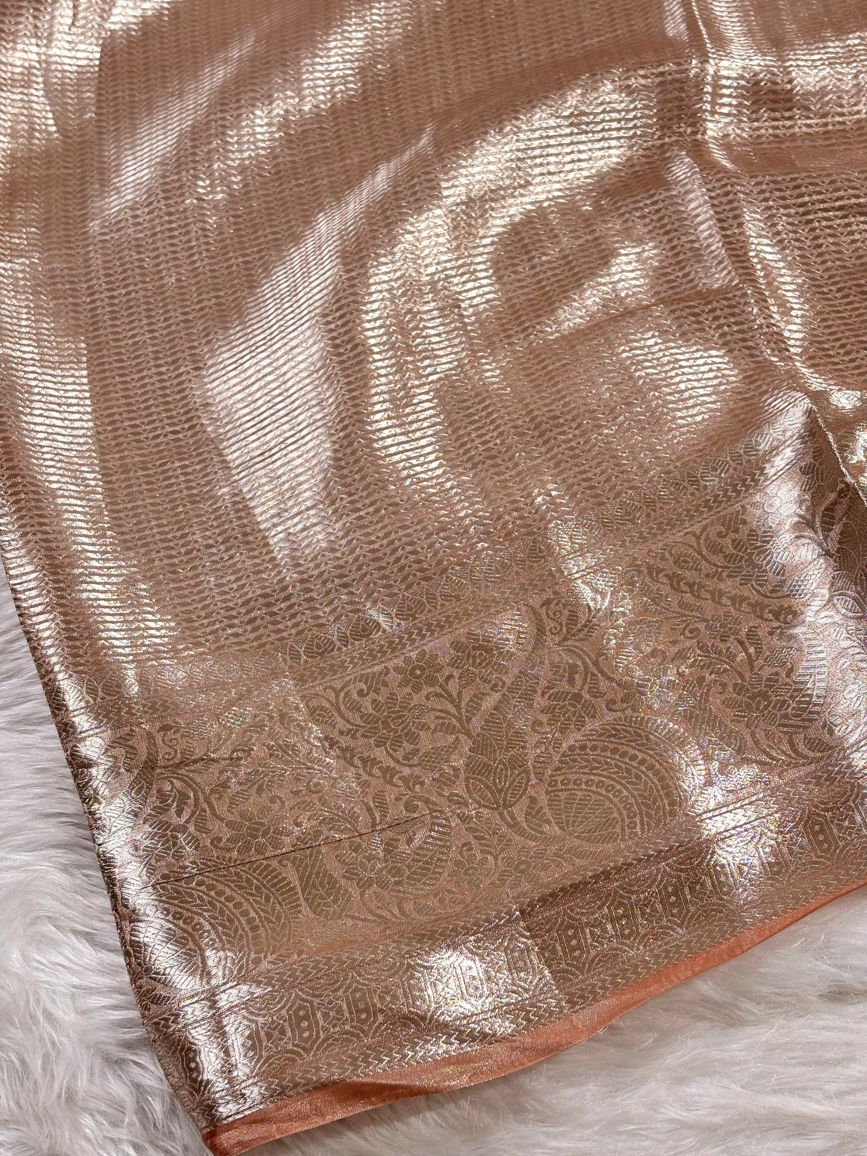 Pure Molten Tishu Banarasi Saree
