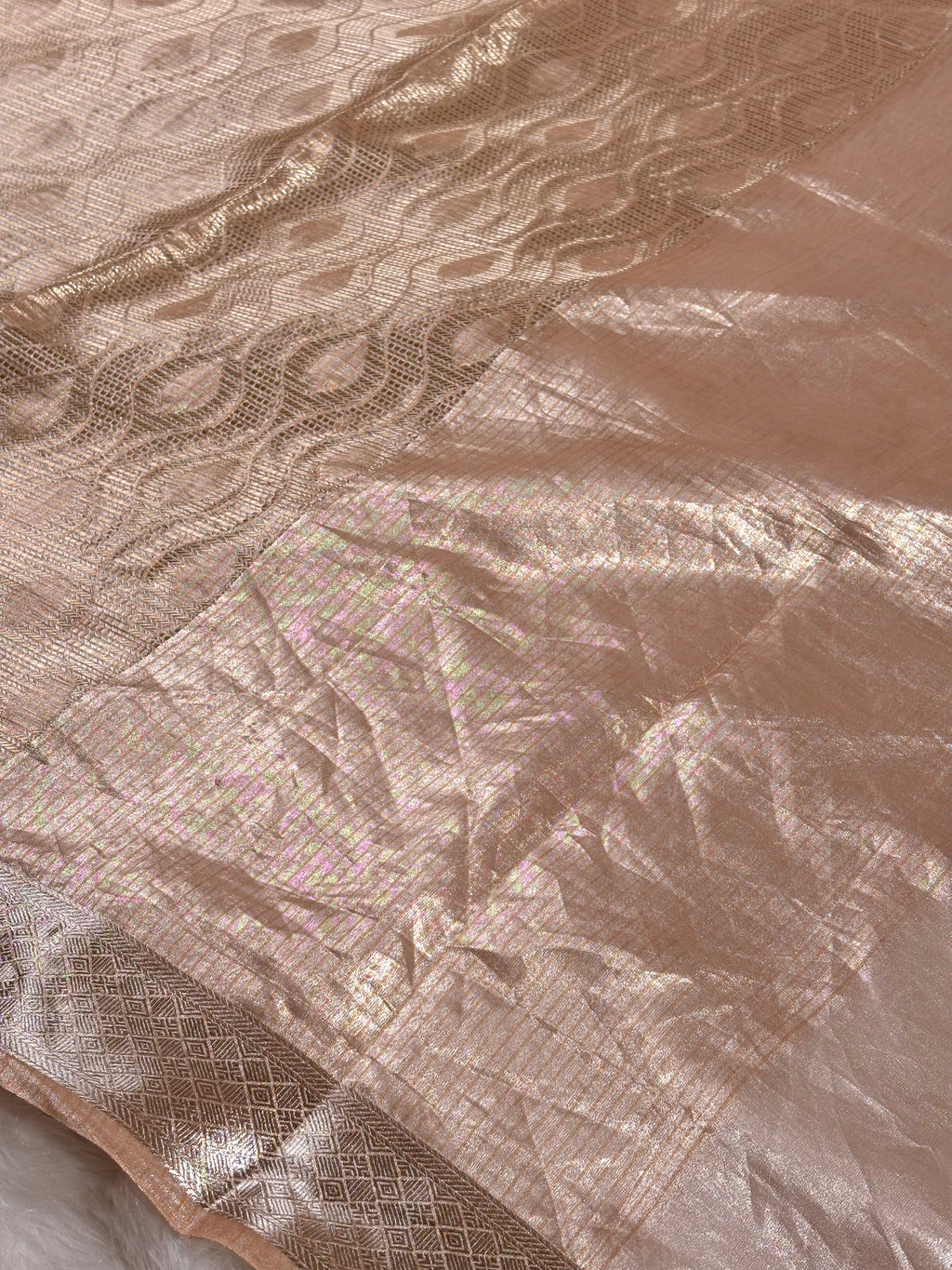 Pure Molten Tishu Banarasi Saree