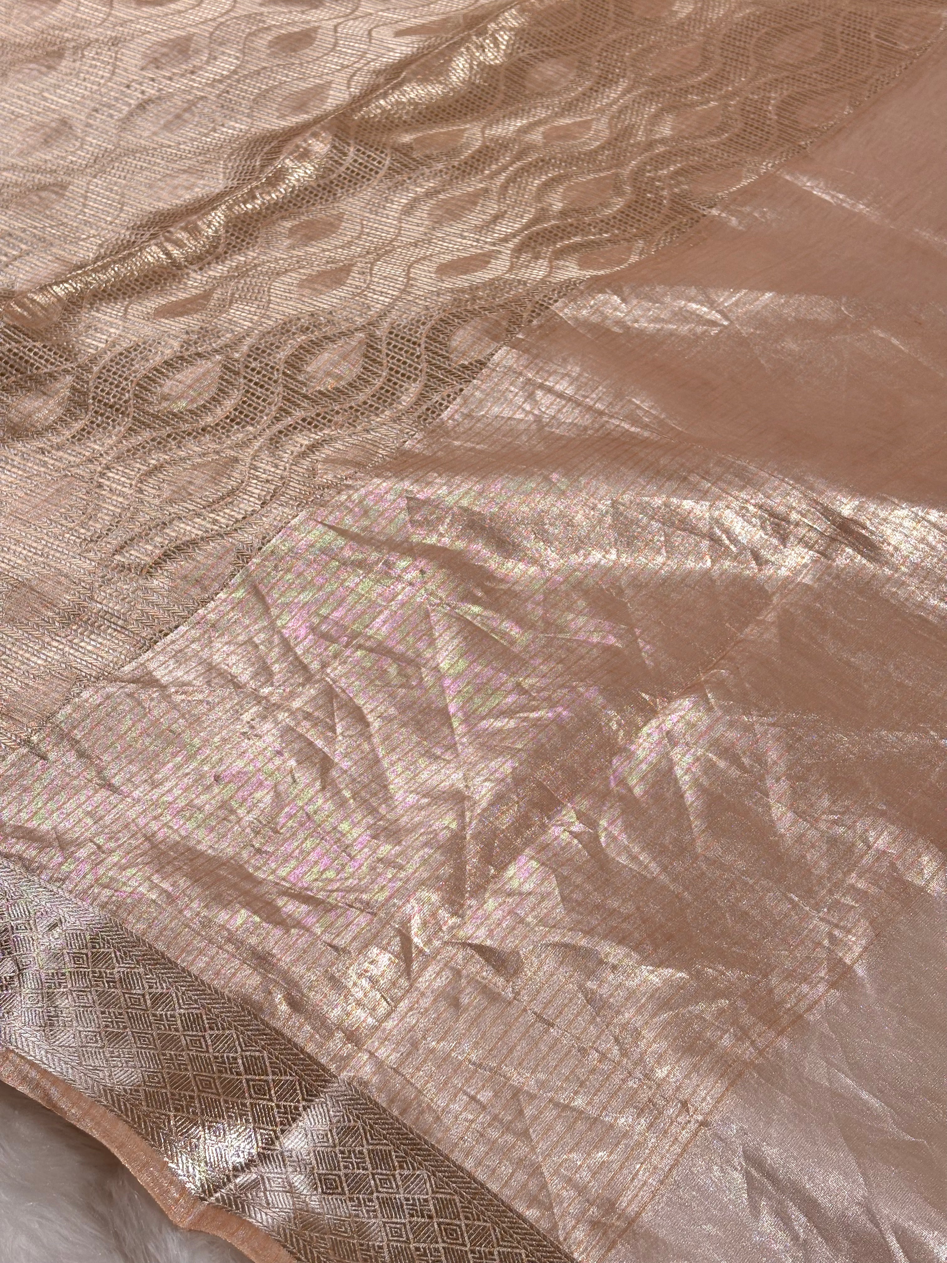 Pure Molten Tishu Banarasi Saree