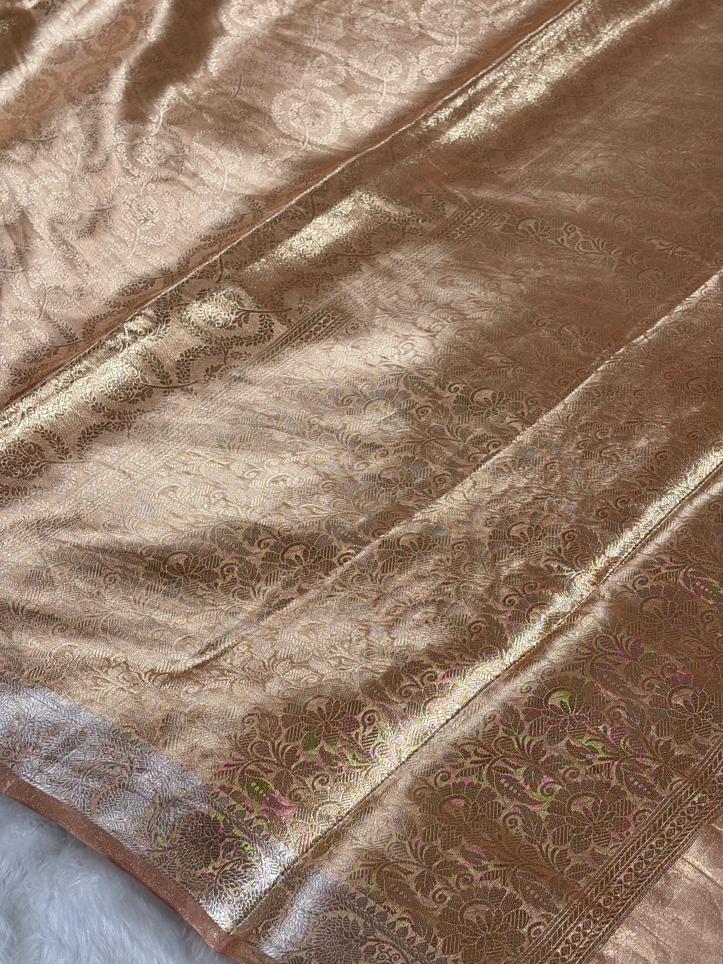 Pure Molten Tishu Banarasi Saree