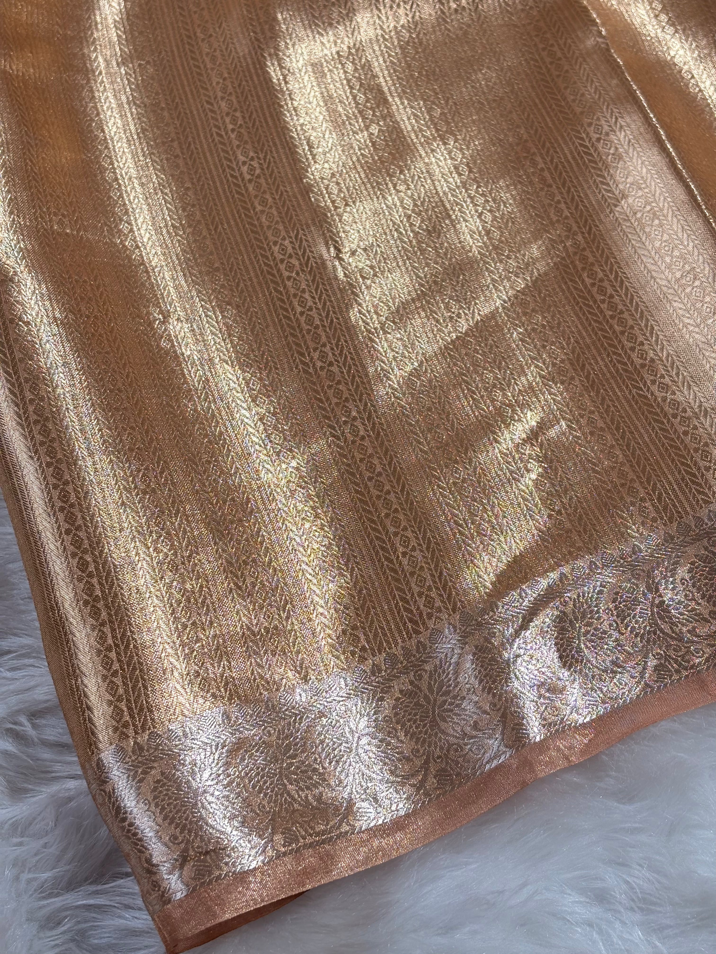 Pure Molten Tishu Banarasi Saree