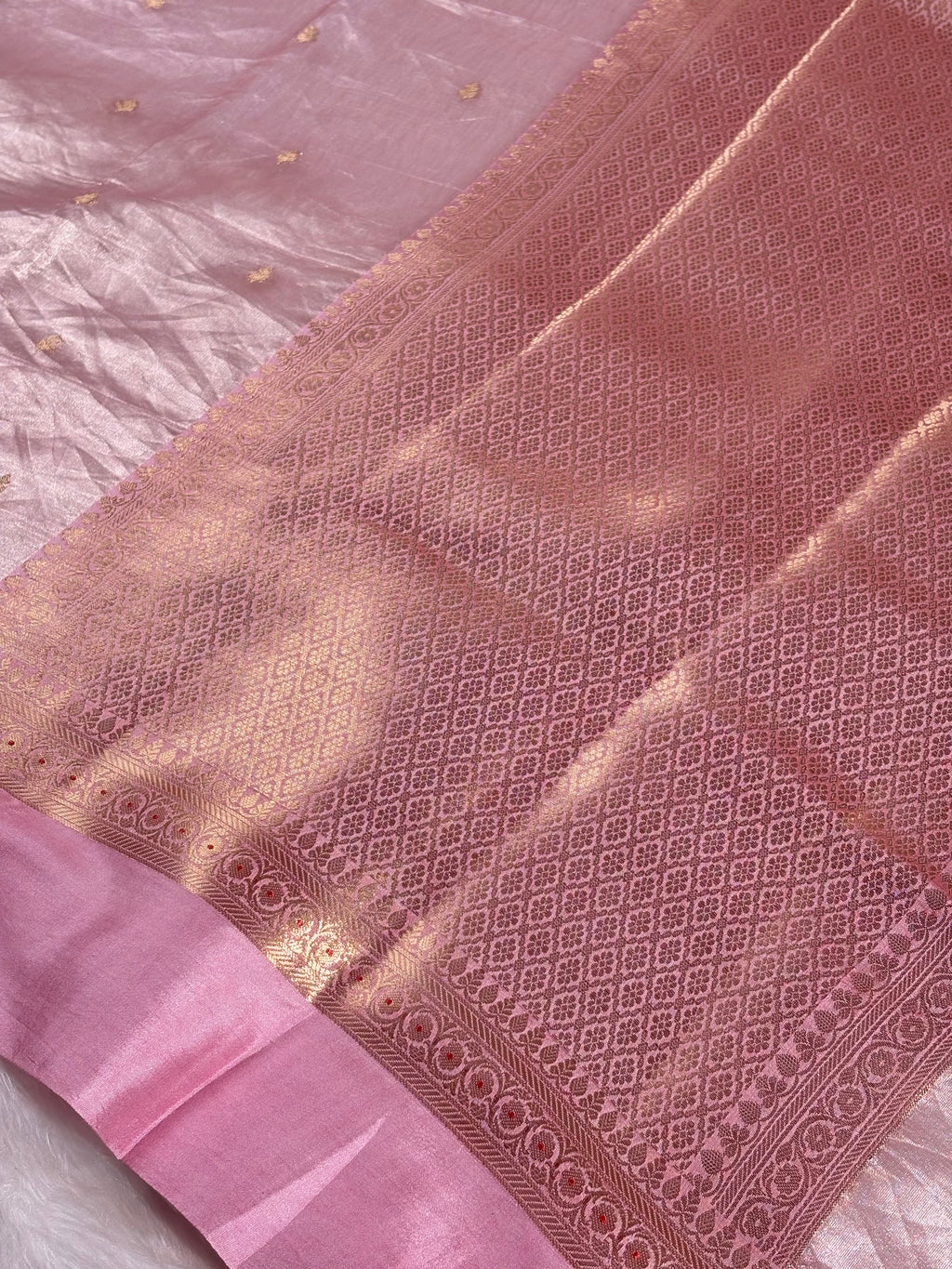 Pure Tishu Silk Banarasi Saree
