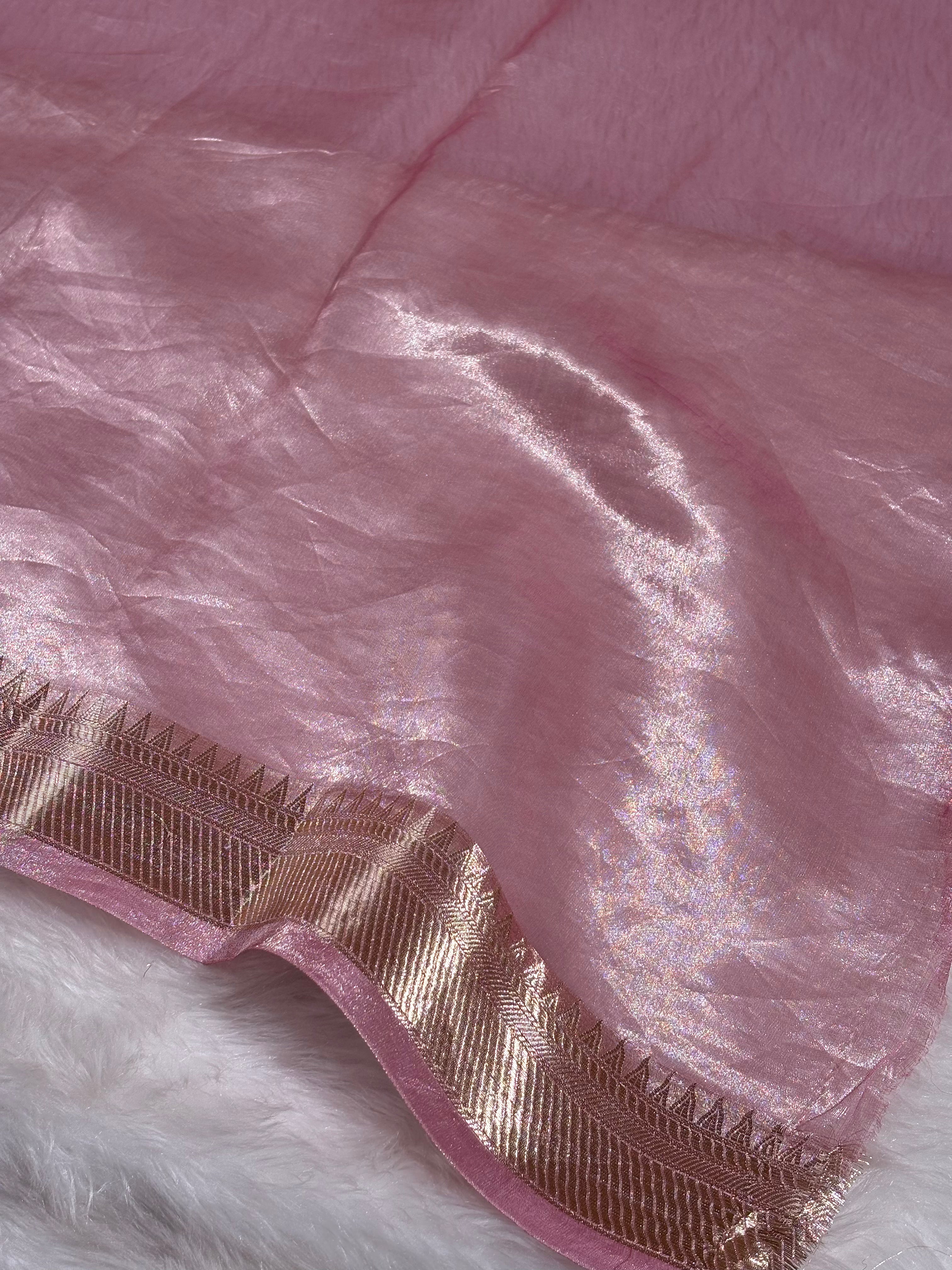 Pure Molten Tishu Banarasi Saree