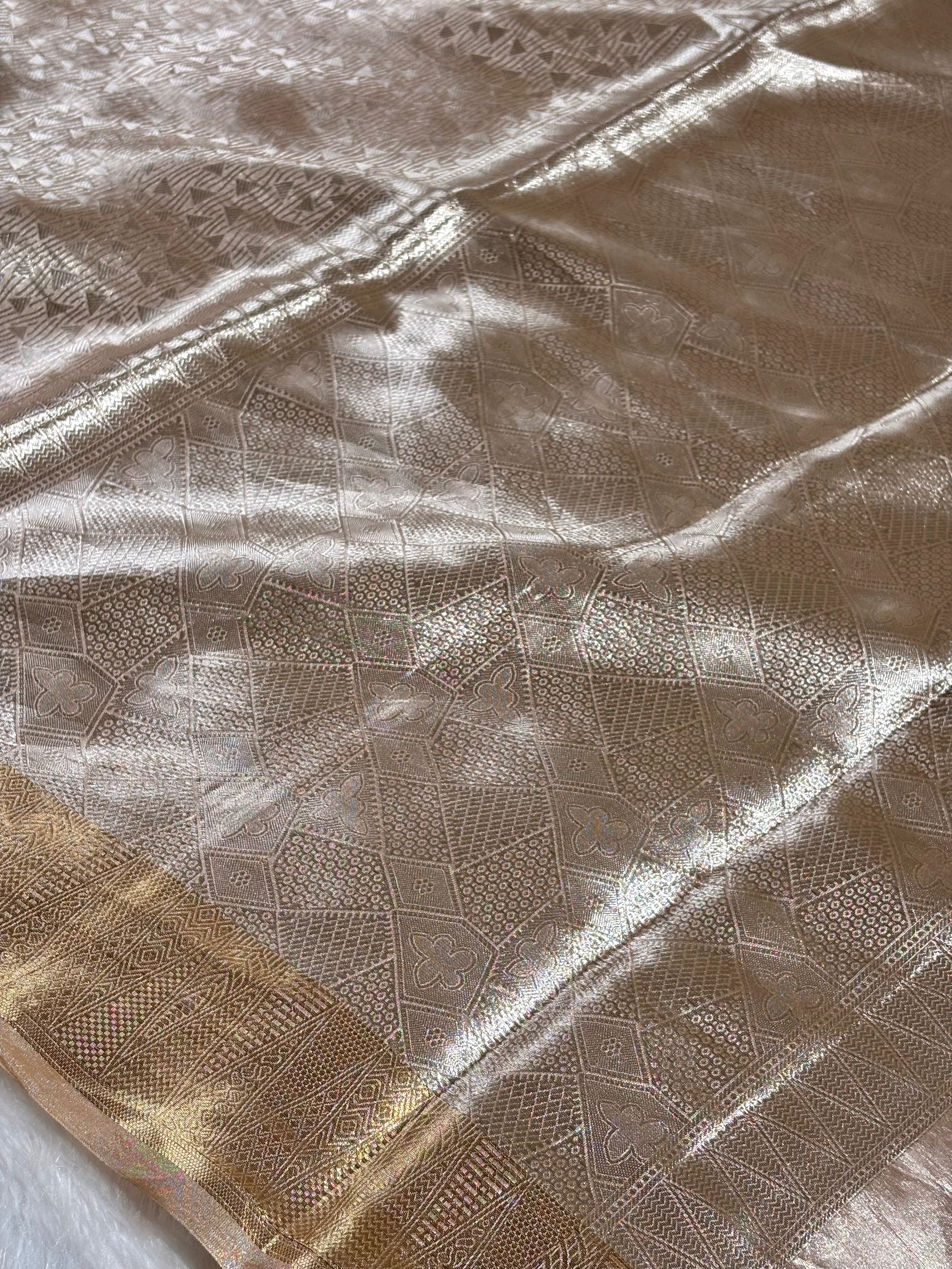 Pure Molten Tishu Banarasi Saree