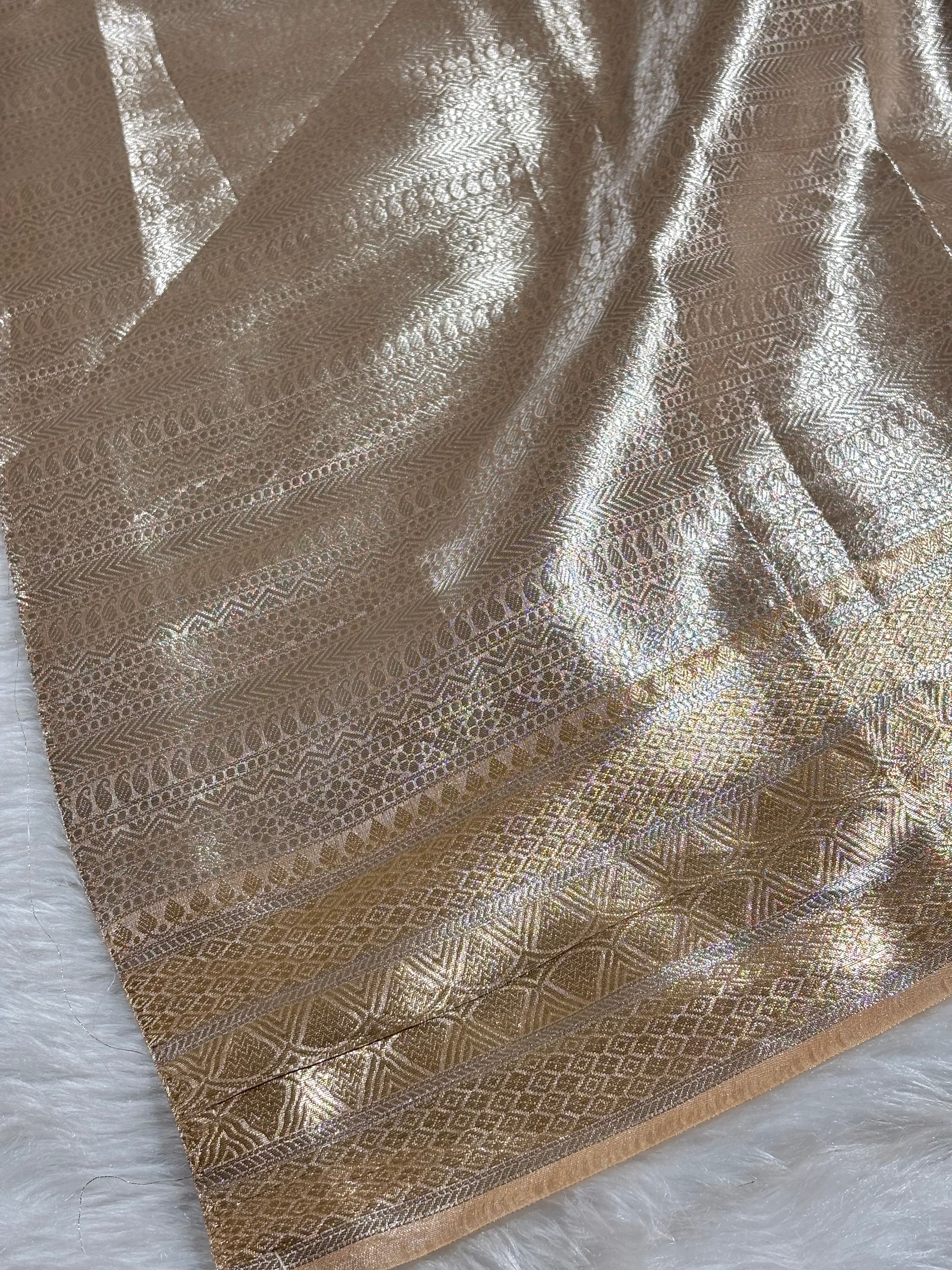 Pure Molten Tishu Banarasi Saree