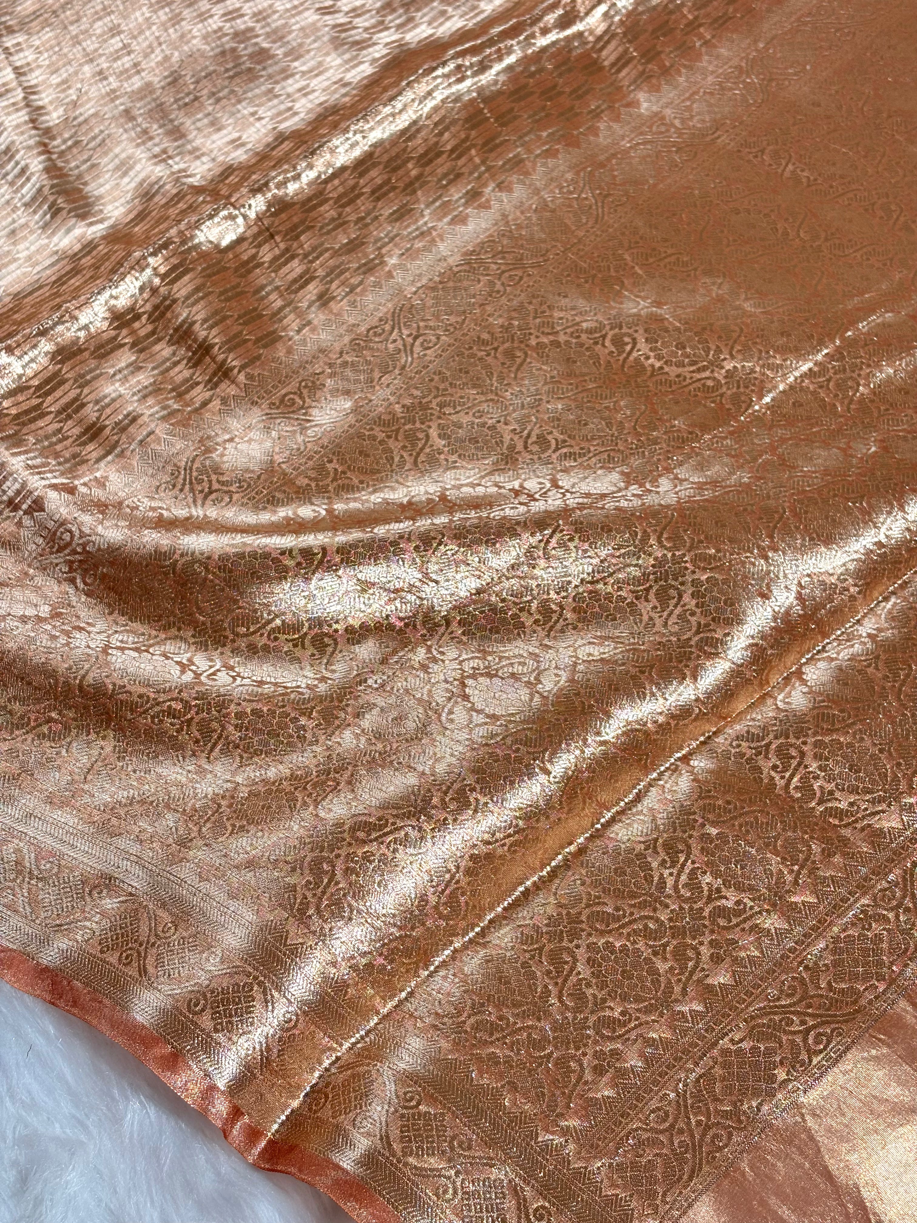Pure Molten Tishu Banarasi Saree