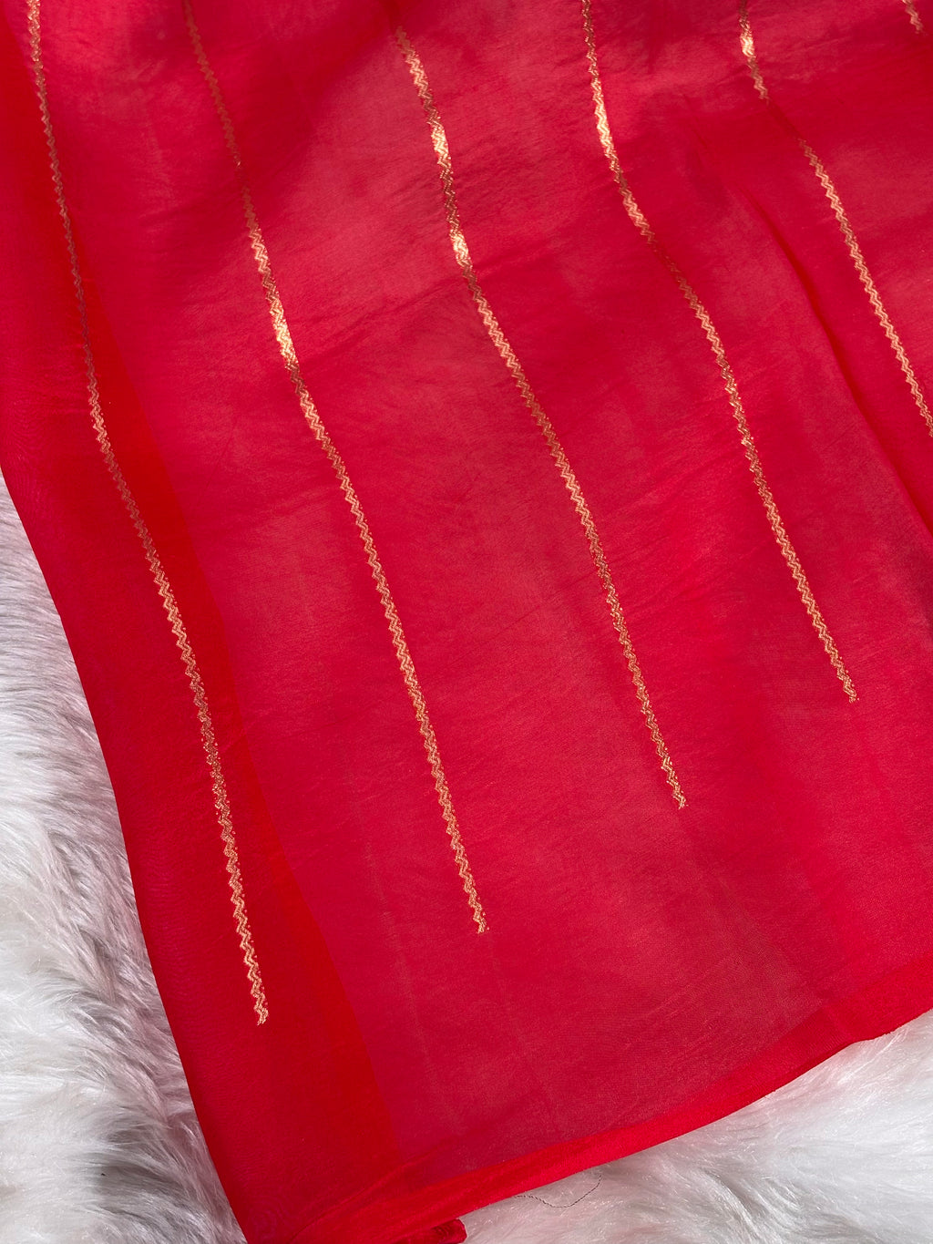 Pure Kora Organza Handloom Banarasi Saree