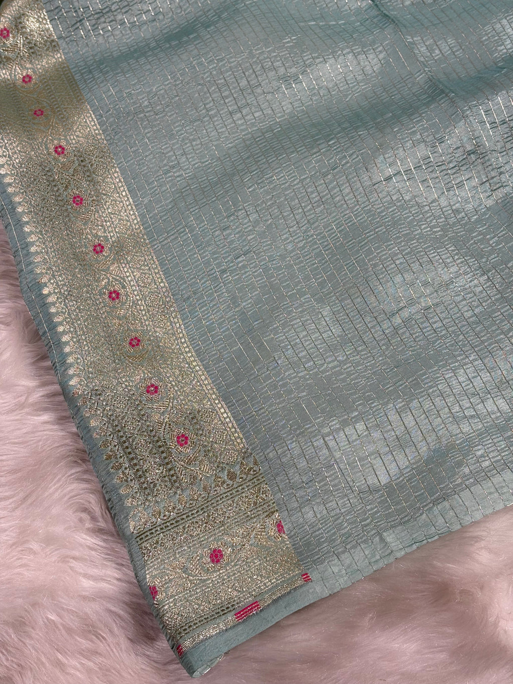 Pure Katan Silk Alfi Banarasi Saree