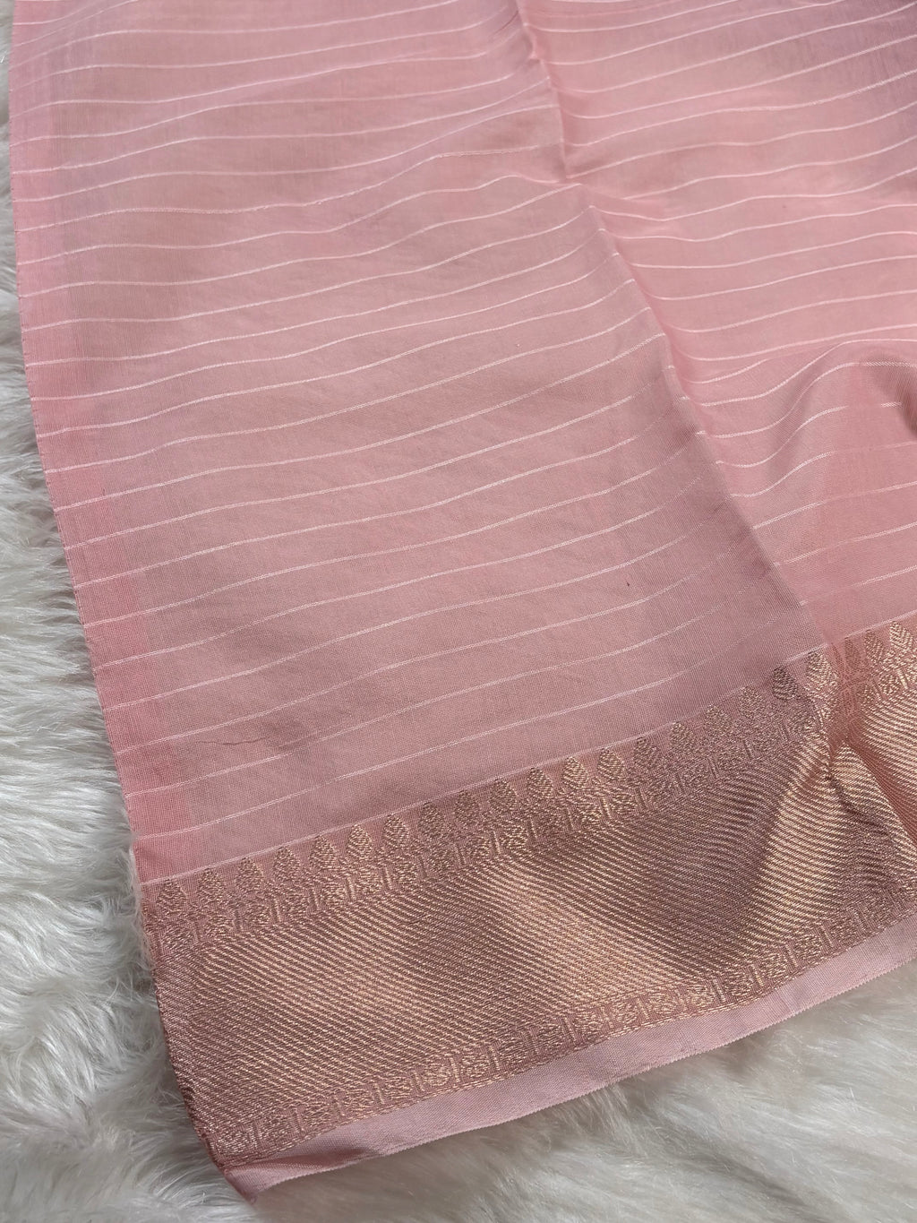Cotton Checks Banarasi Saree
