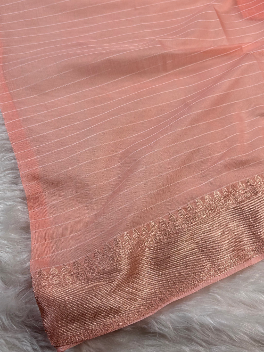 Cotton Checks Banarasi Saree