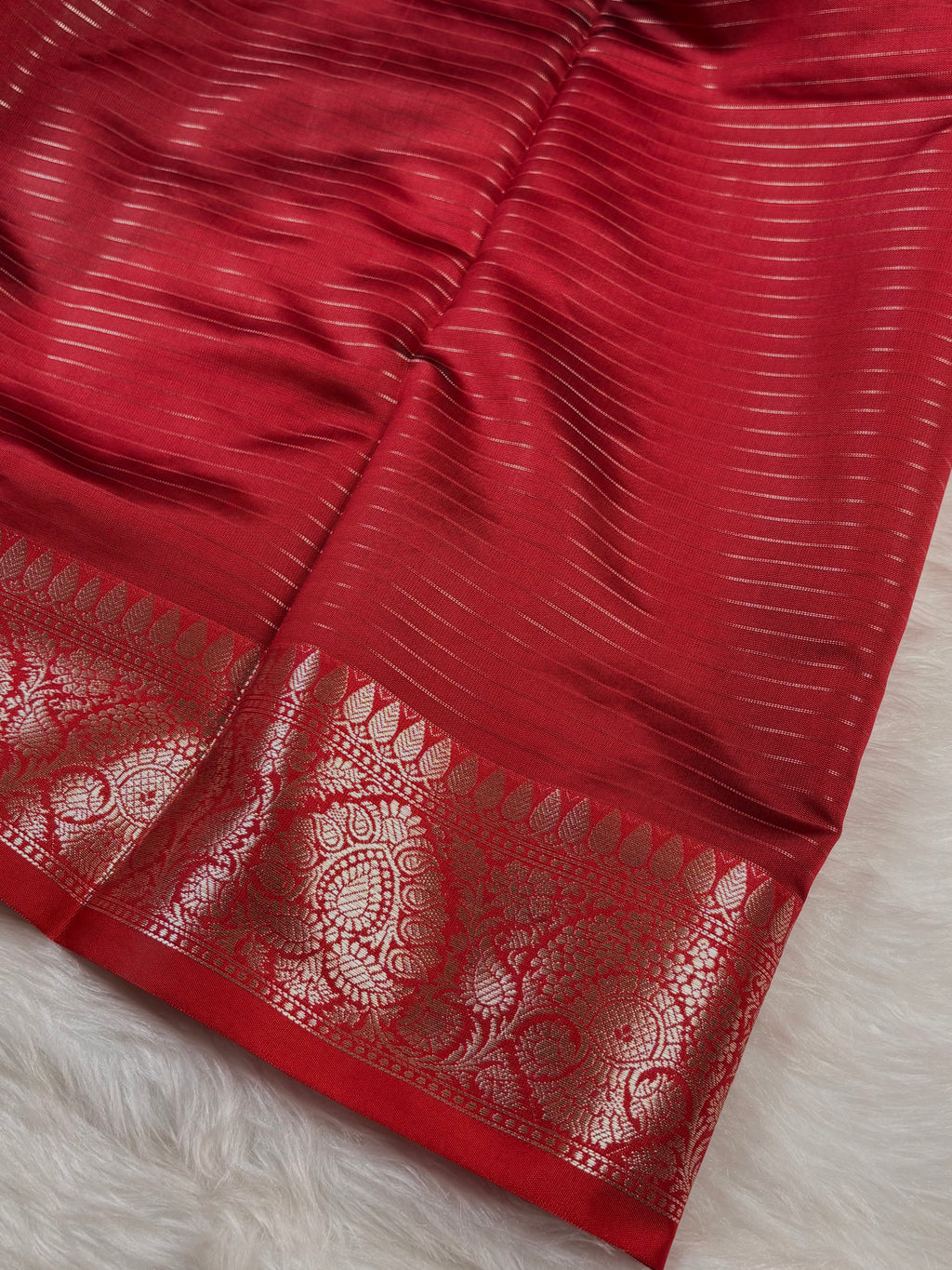 Katan Checks Banarasi Saree