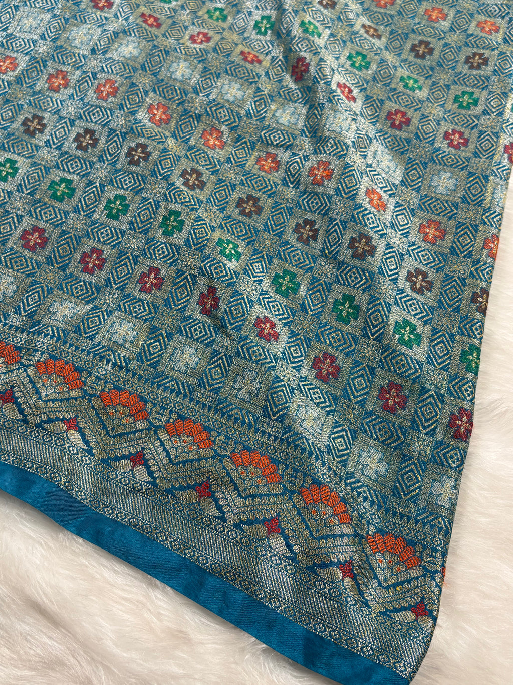 Banarasi Georgette Bandhani Saree