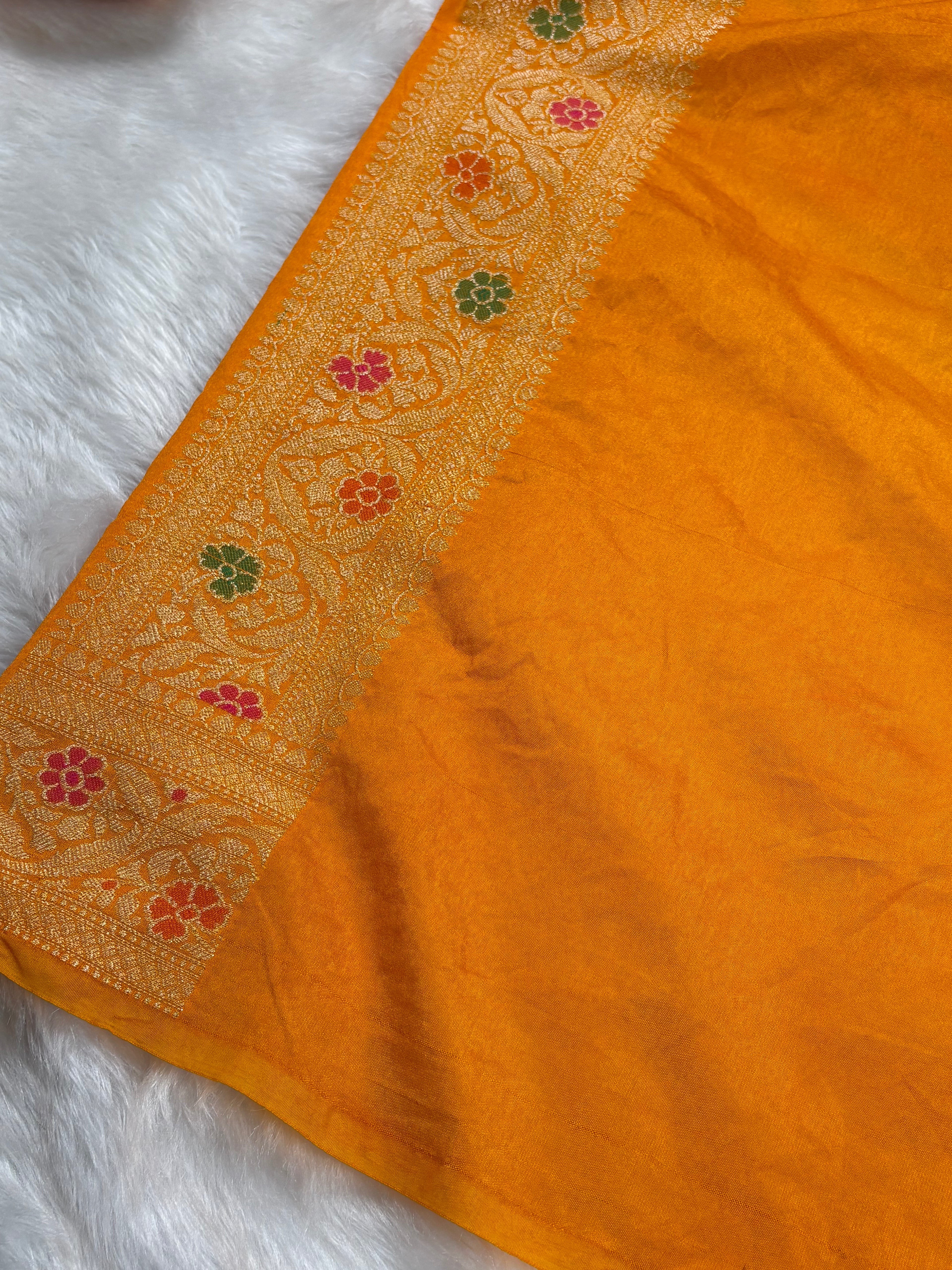 Banarasi Georgette Bandhani Saree