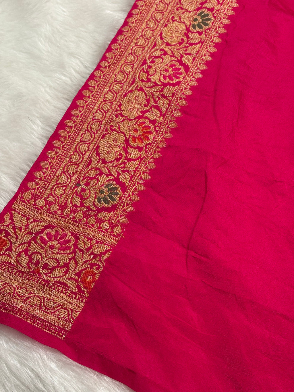 Banarasi Georgette Bandhani Saree