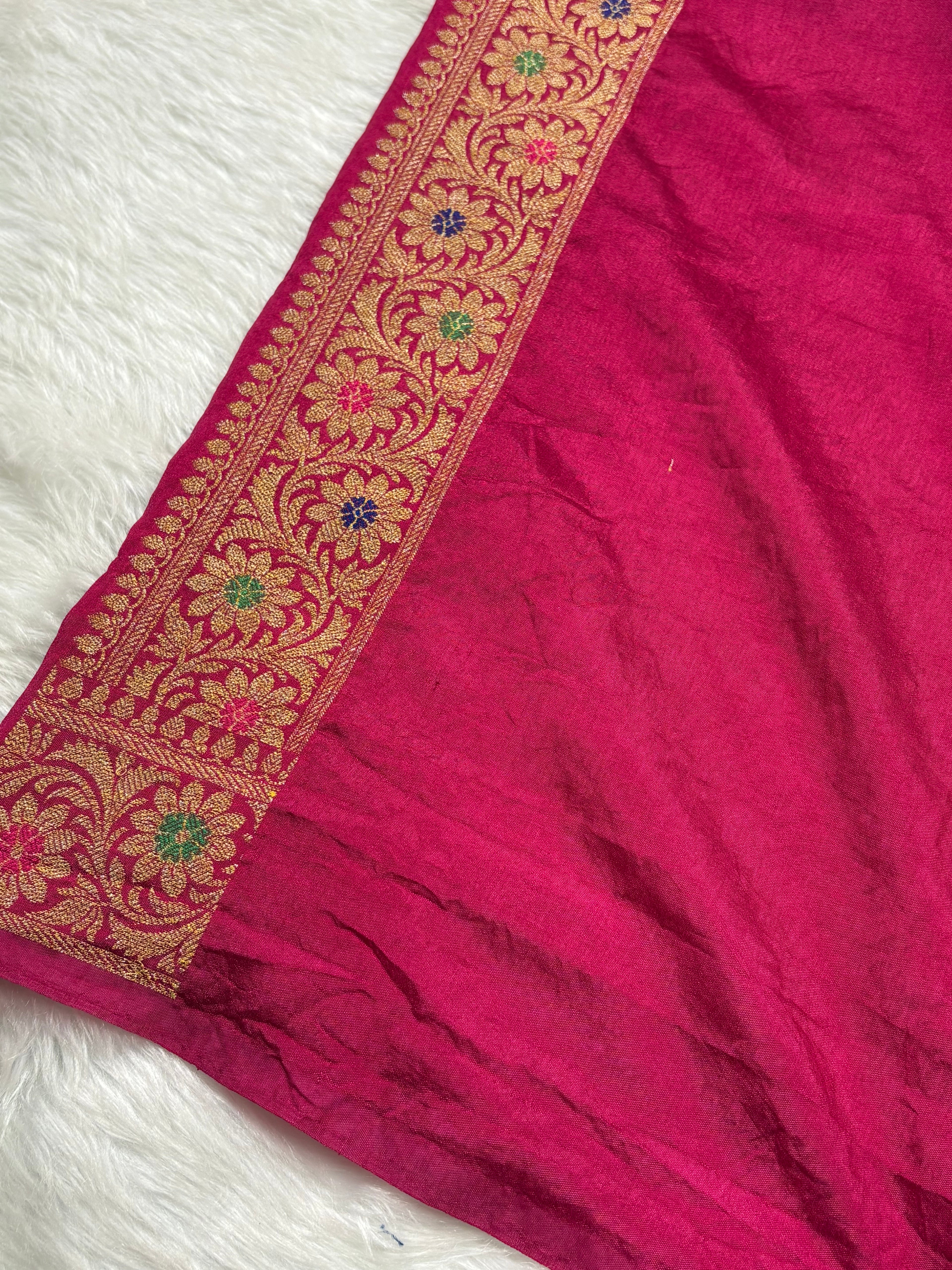 Banarasi Georgette Bandhani Saree