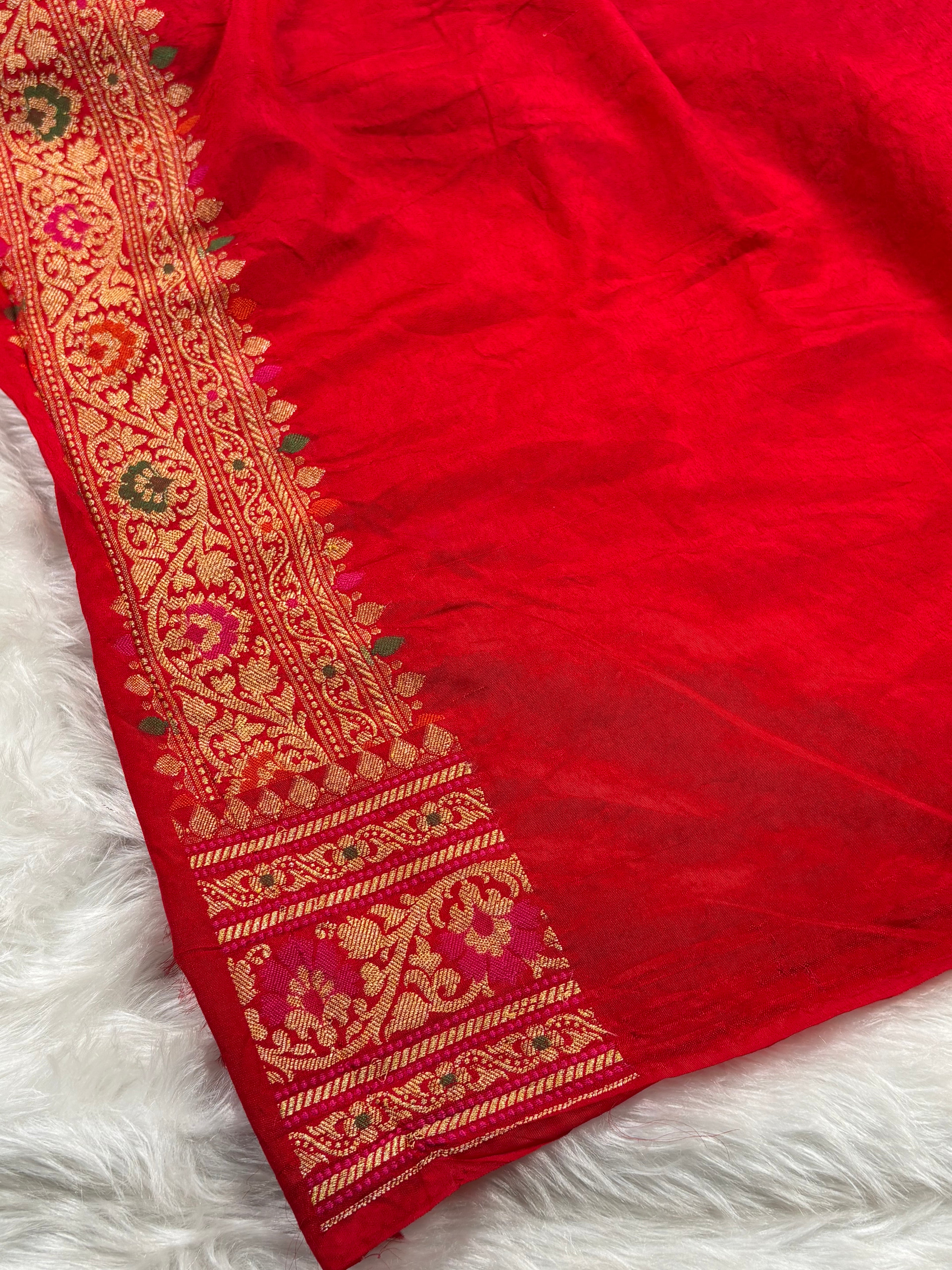 Banarasi Georgette Bandhani Saree