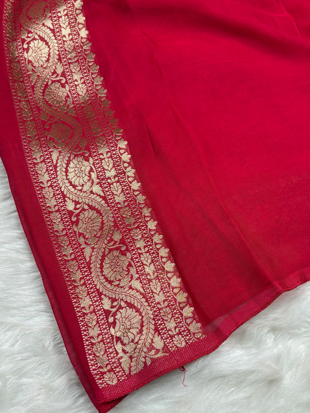Khaddi Georgette Silk Banarasi Saree