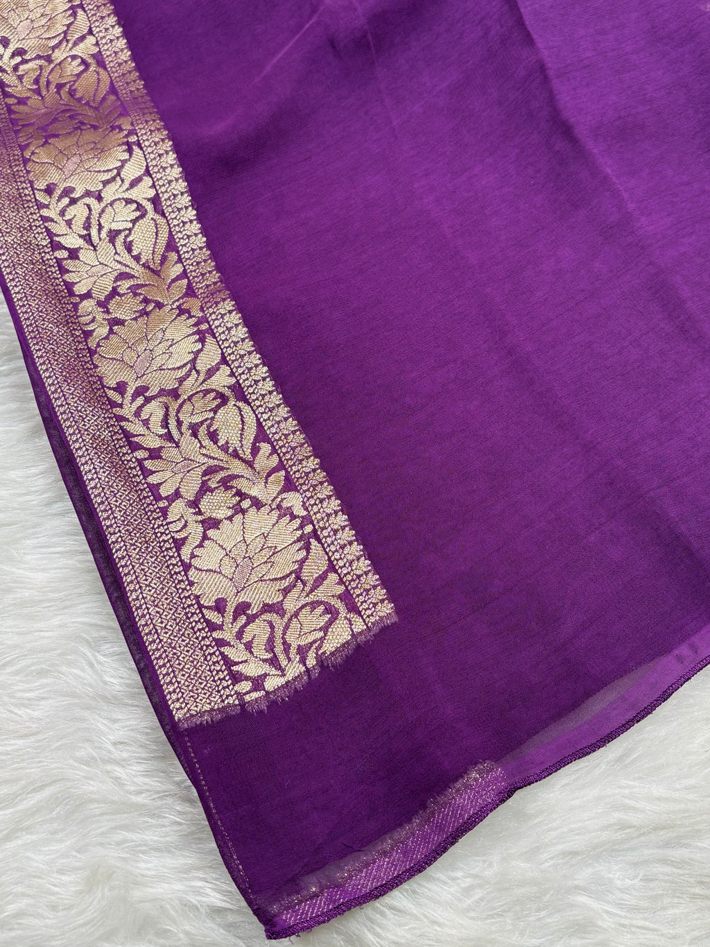 Khaddi Georgette Silk Banarasi Saree