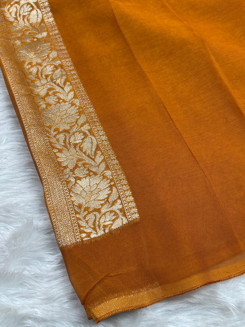 Khaddi Georgette Silk Banarasi Saree
