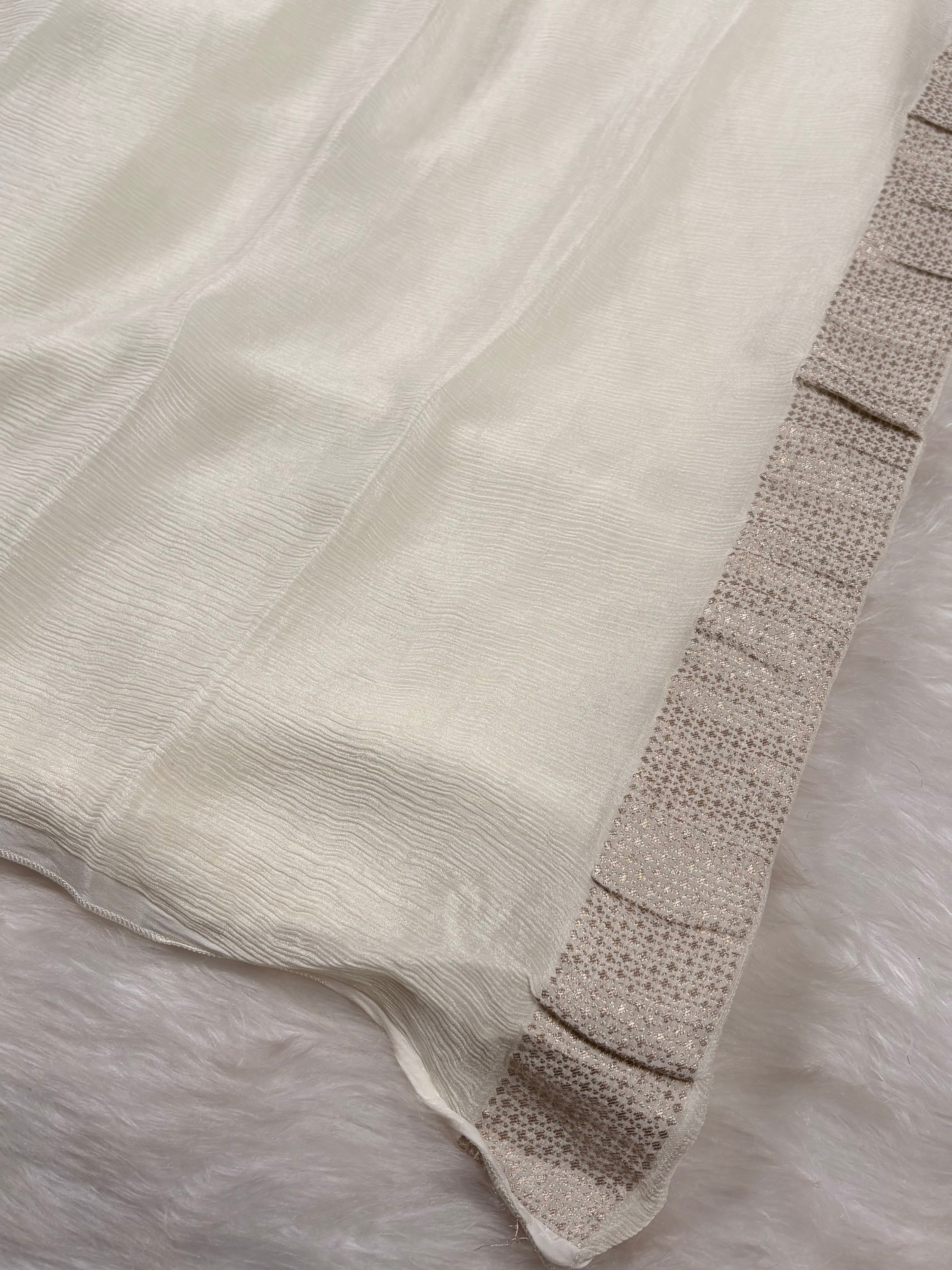 Chinon Silk Banarasi Saree