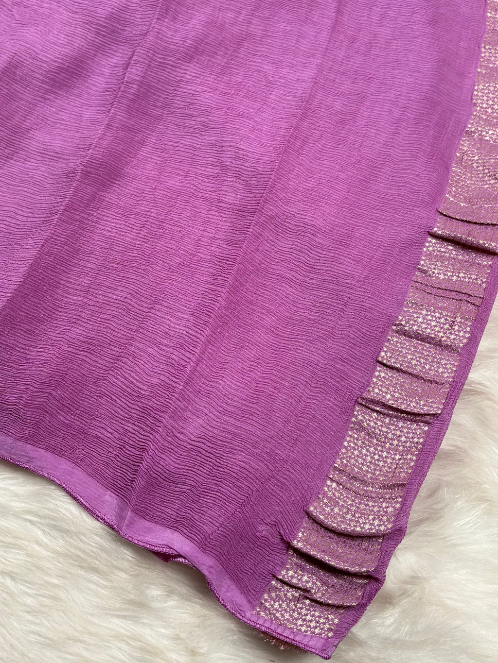 Chinon Silk Banarasi Saree