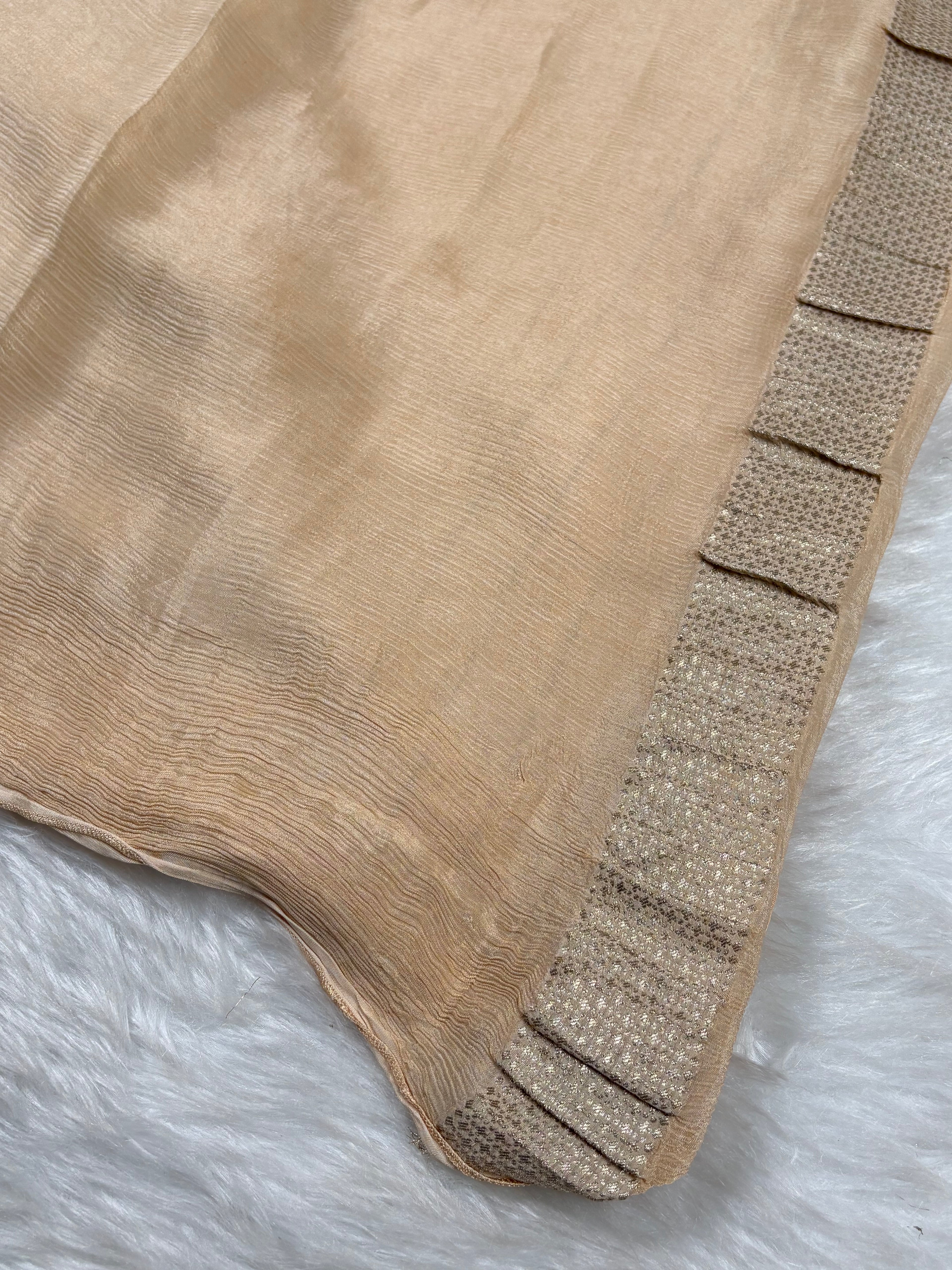 Chinon Silk Banarasi Saree