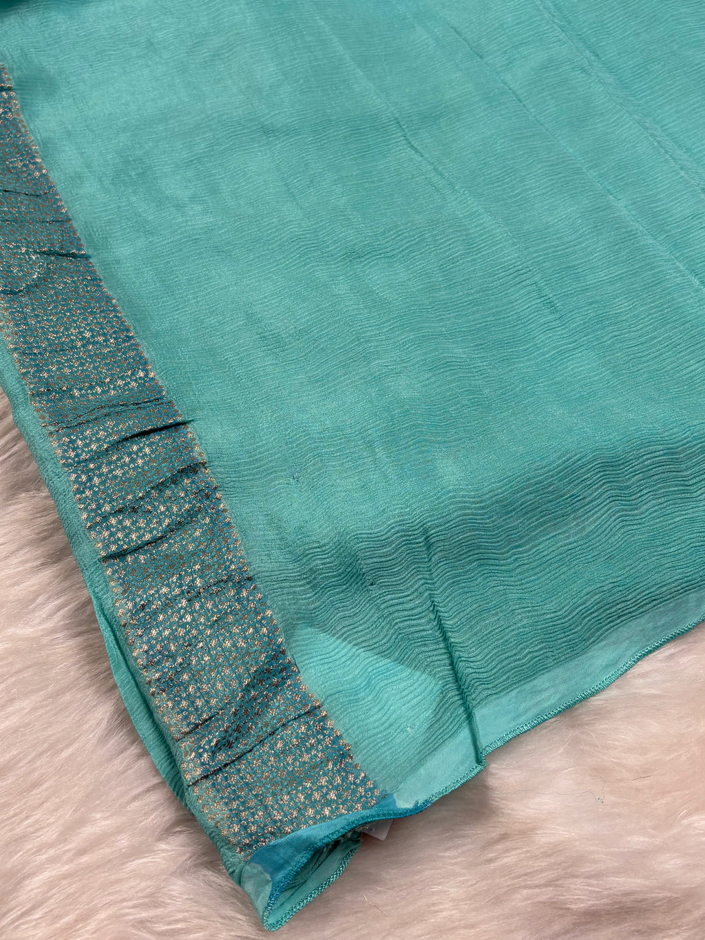 Chinon Silk Mina Banarasi Saree