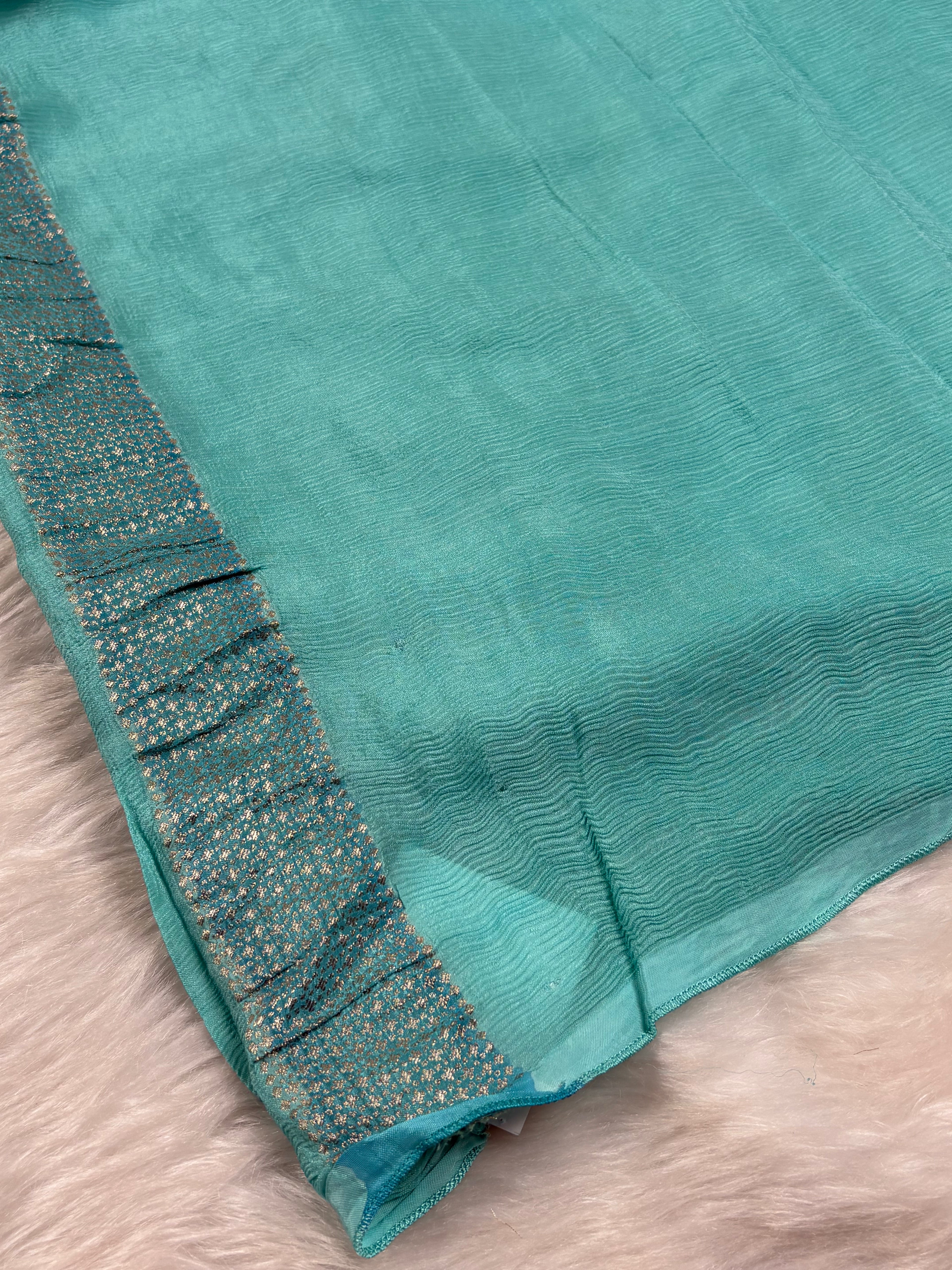 Chinon Silk Mina Banarasi Saree