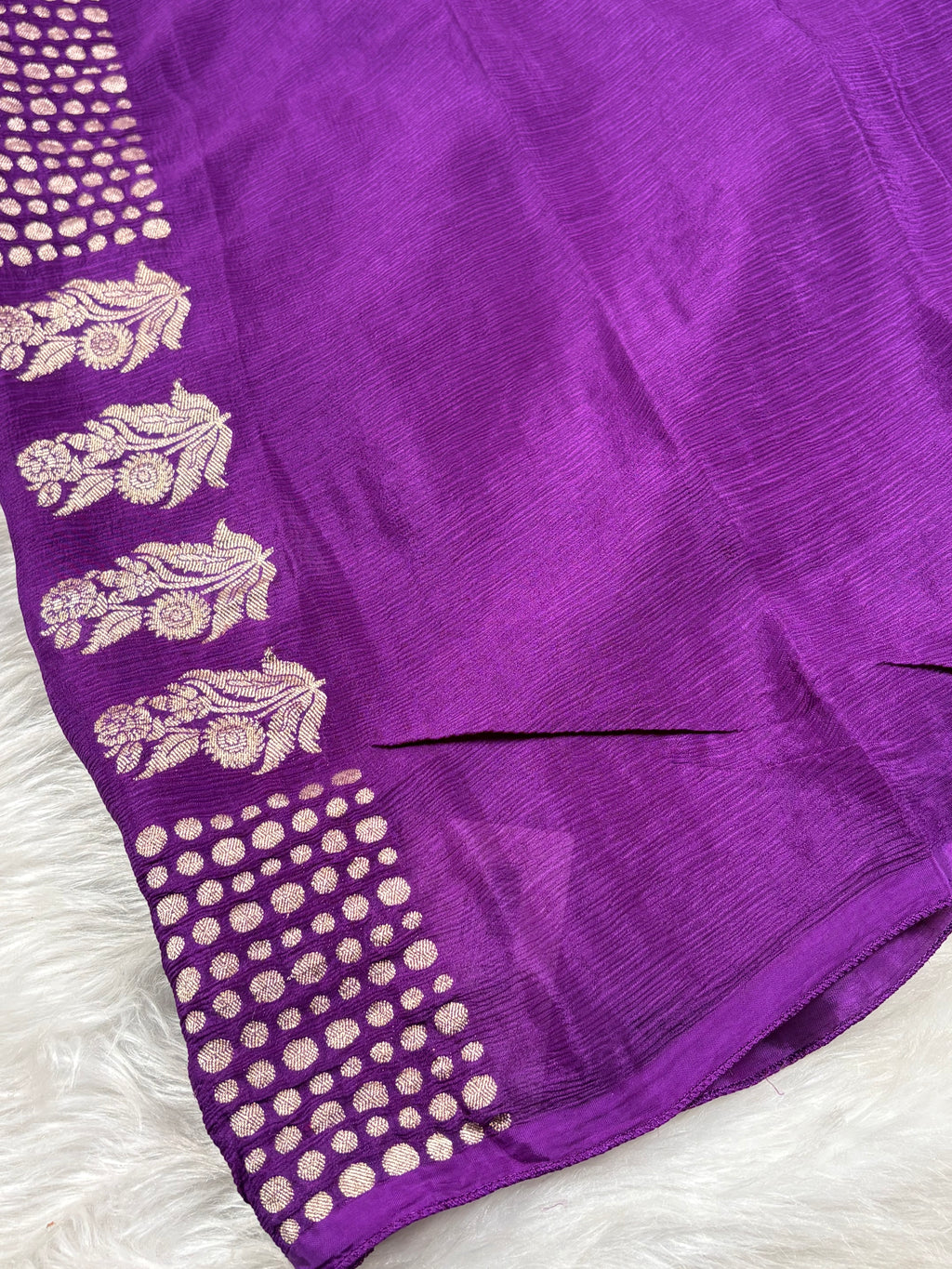 Chinon Silk Banarasi Saree