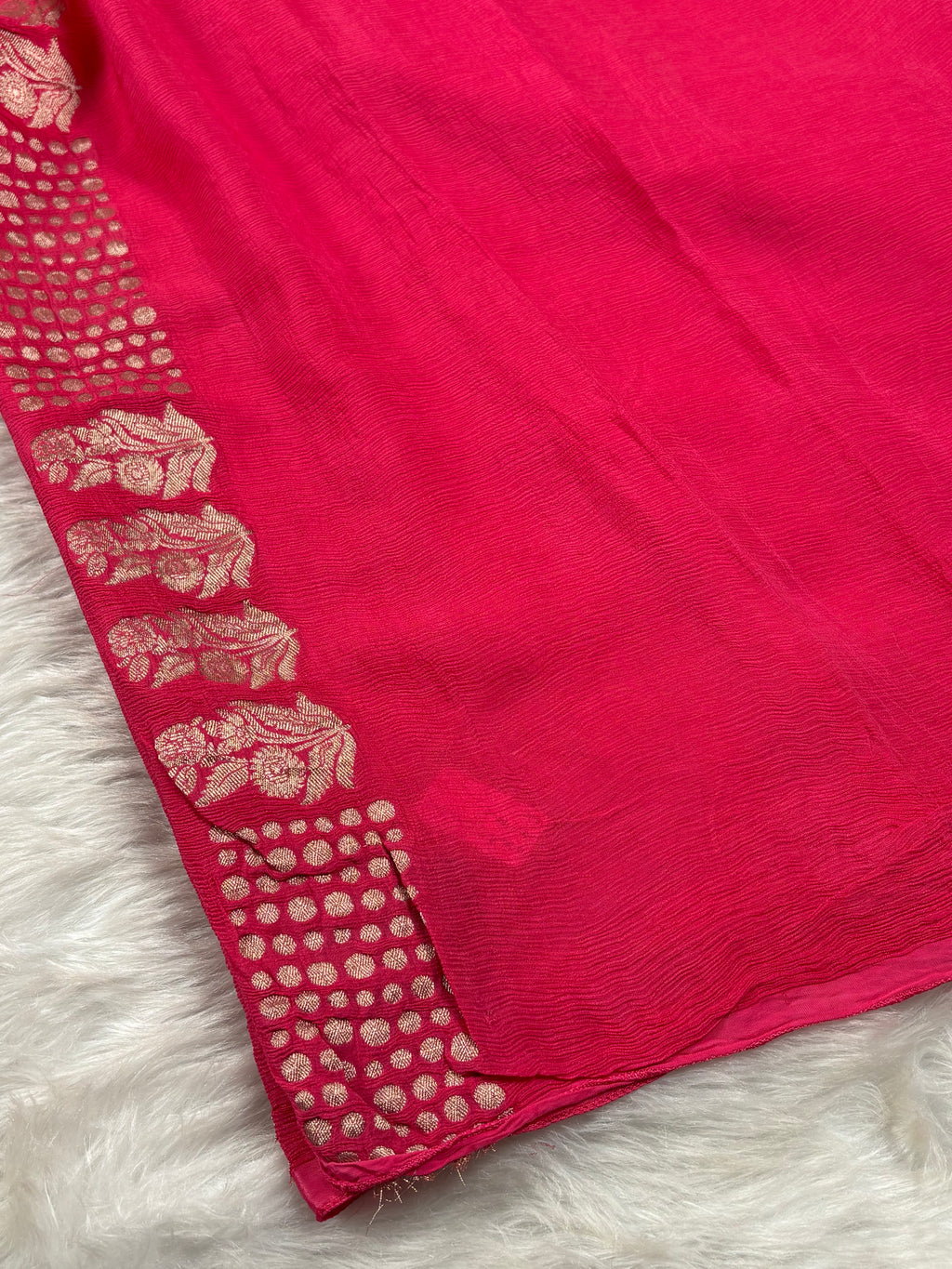 Chinon Silk Banarasi Saree