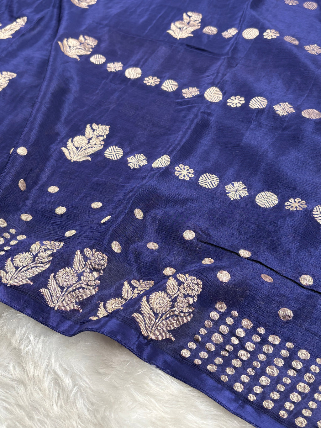 Chinon Silk Banarasi Saree