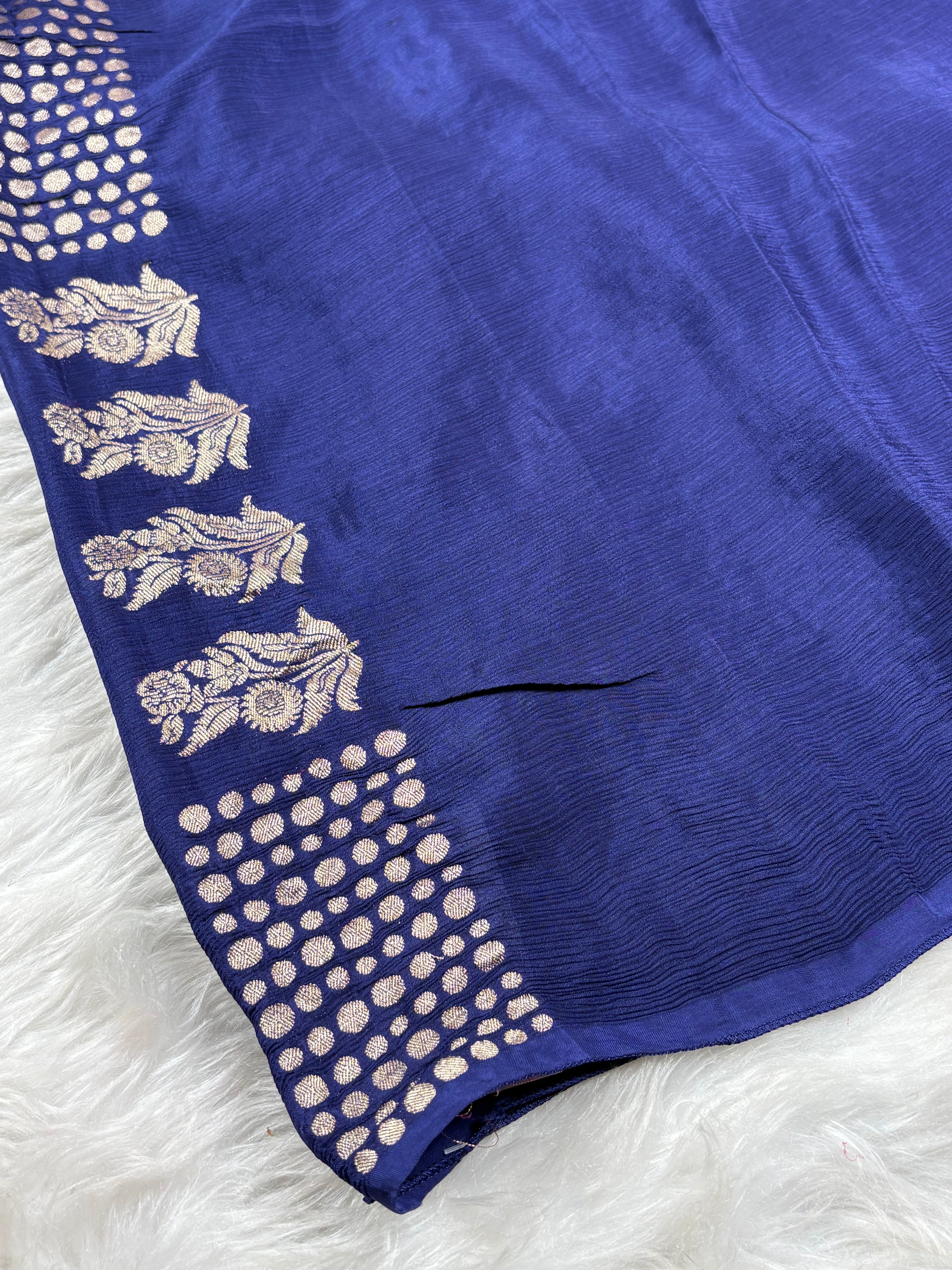 Chinon Silk Banarasi Saree