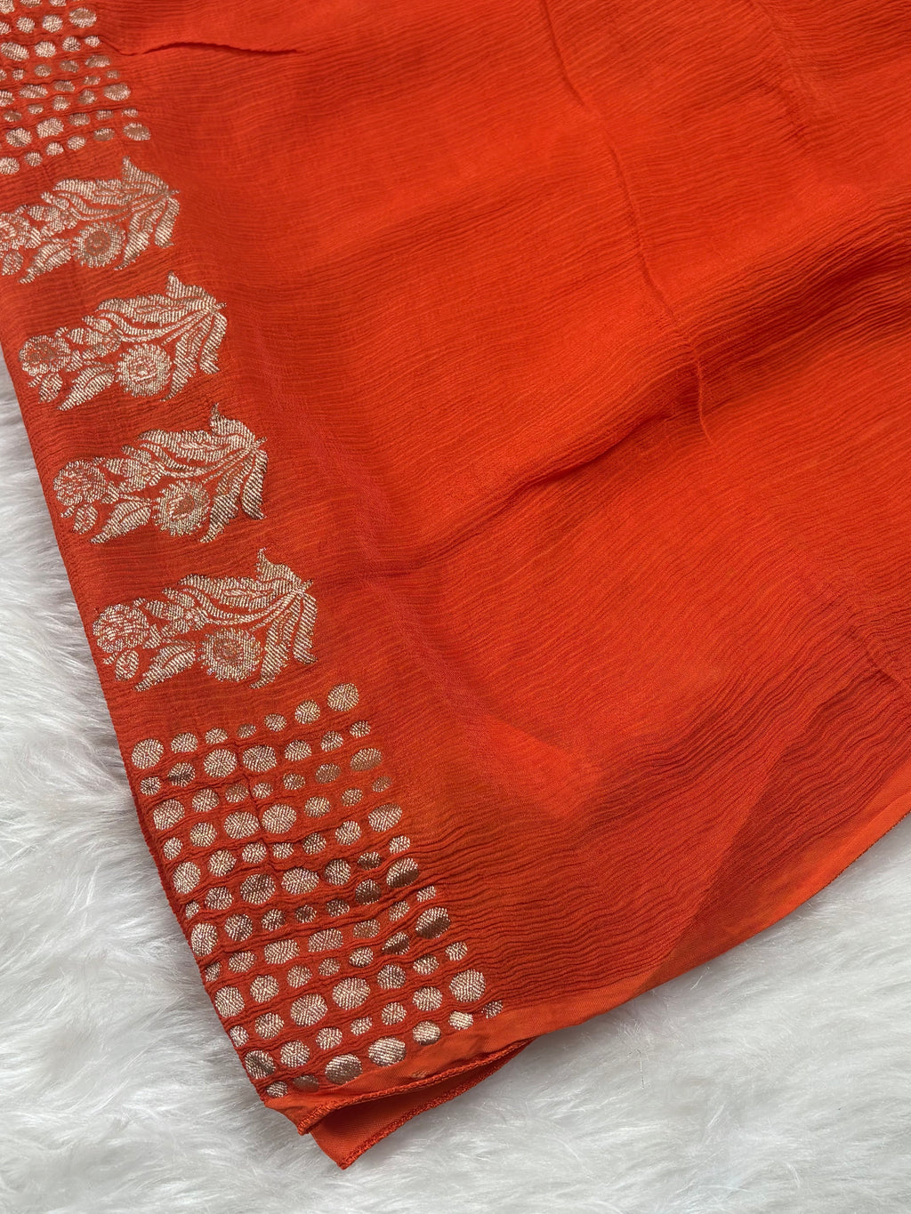 Chinon Silk Banarasi Saree