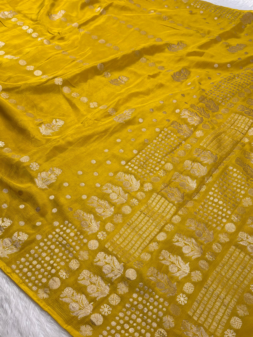Chinon Silk Banarasi Saree