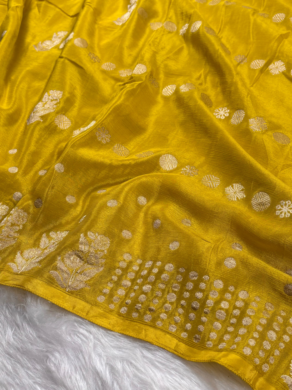 Chinon Silk Banarasi Saree