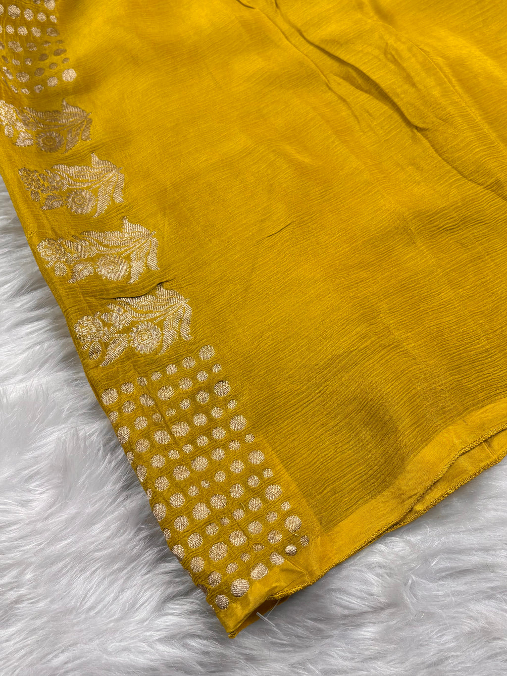 Chinon Silk Banarasi Saree