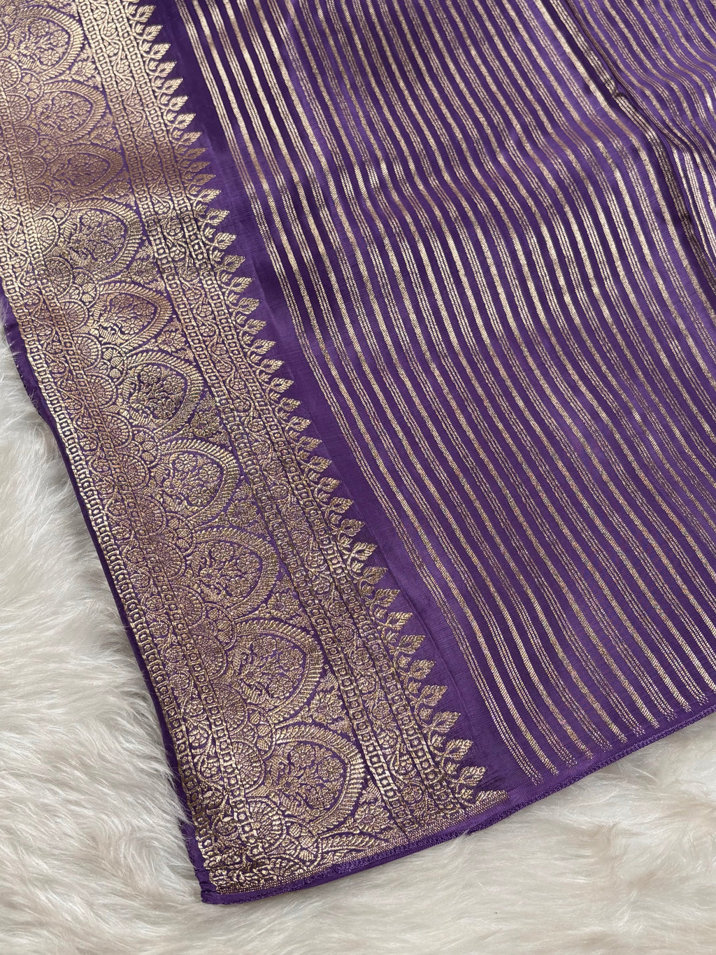 HO Crap Silk Mina Banarasi Saree