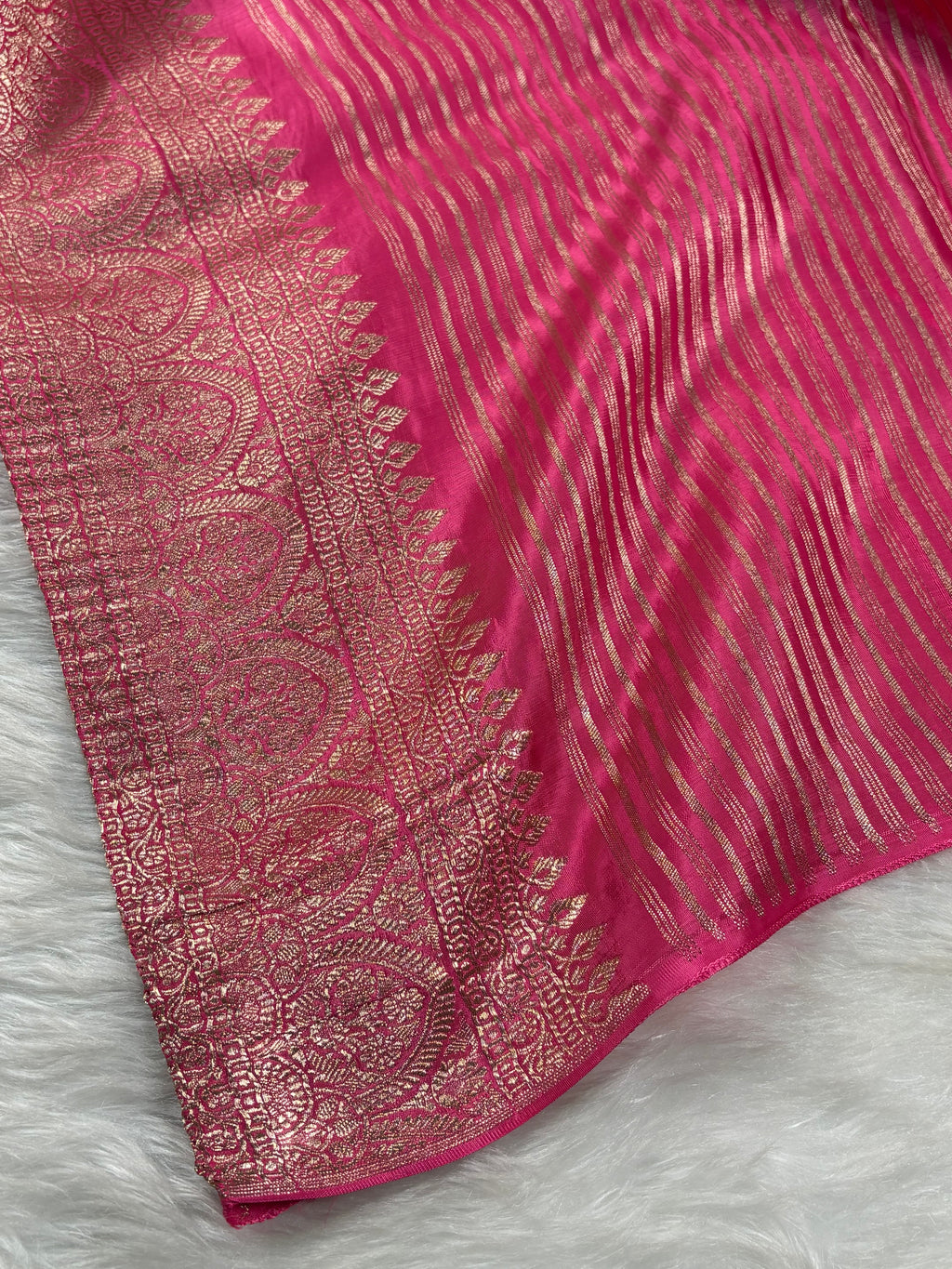 HO Crap Silk Mina Banarasi Saree