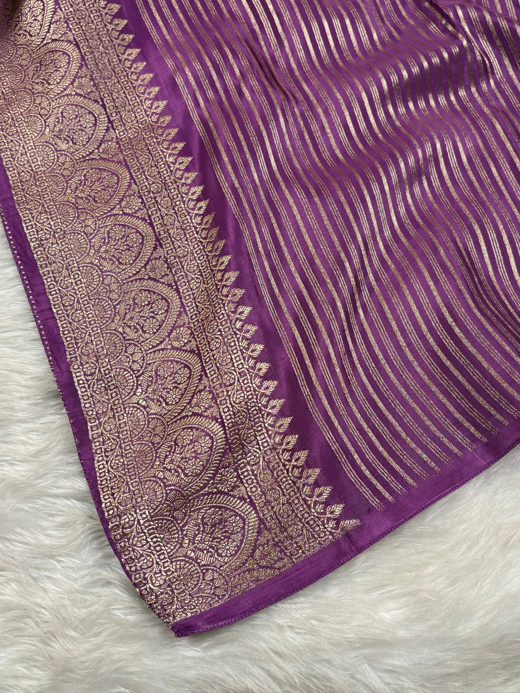HO Crap Silk Mina Banarasi Saree