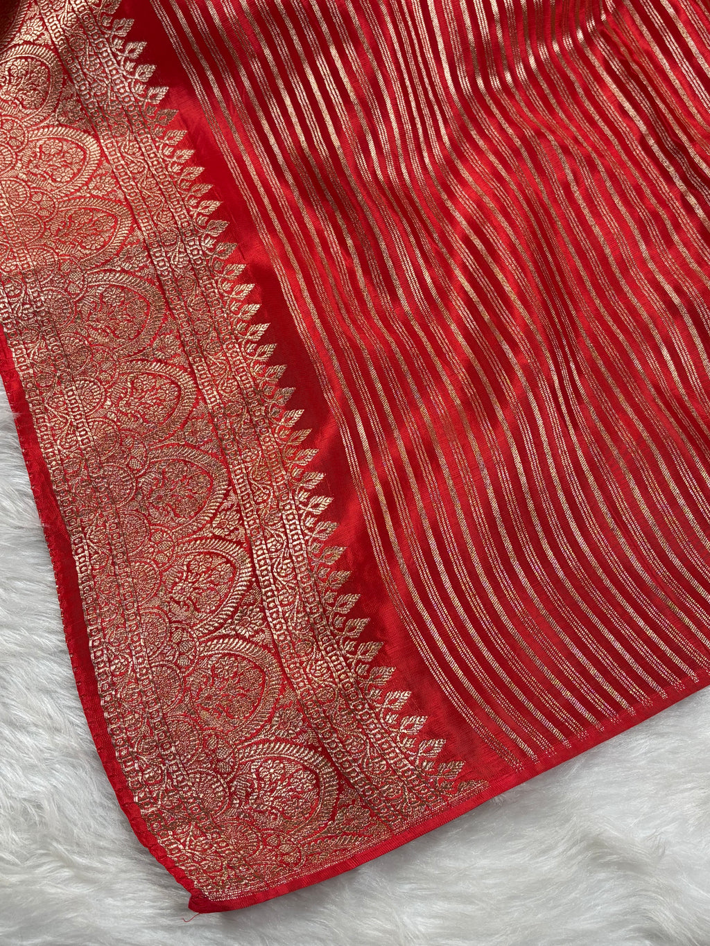 HO Crap Silk Mina Banarasi Saree