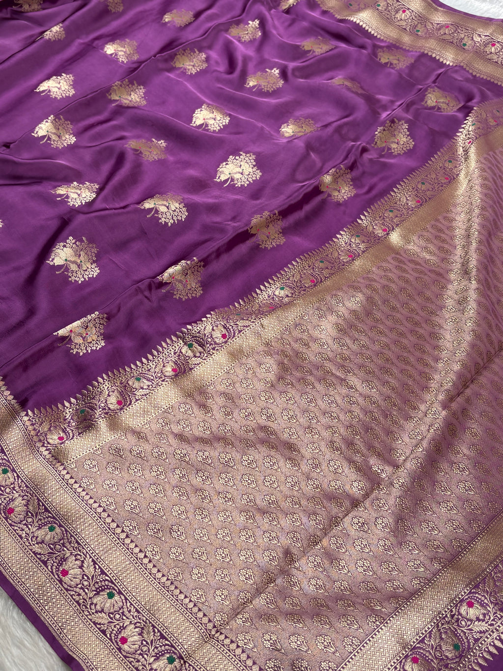 HO Crap Silk Banarasi Saree