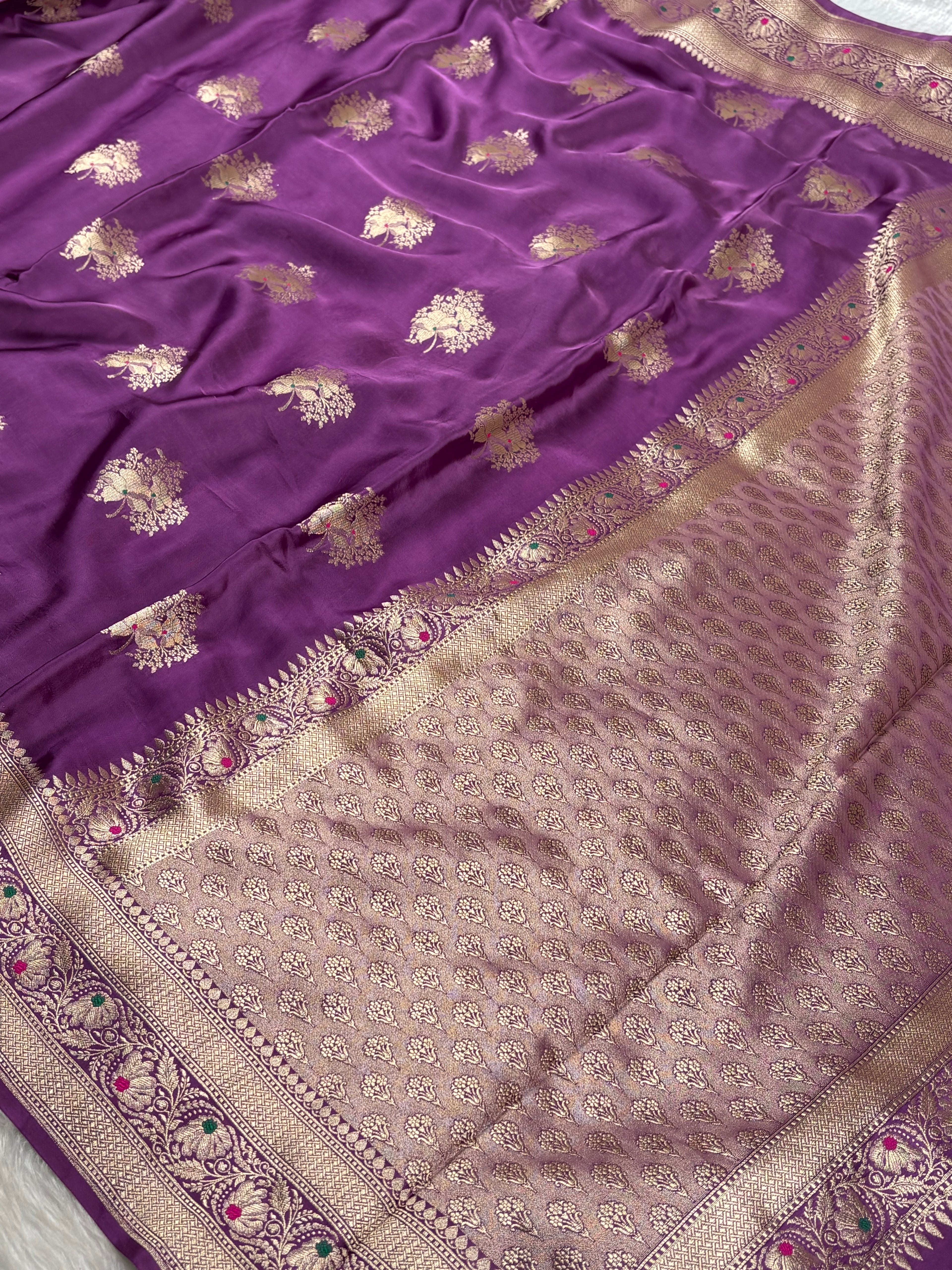 HO Crap Silk Banarasi Saree