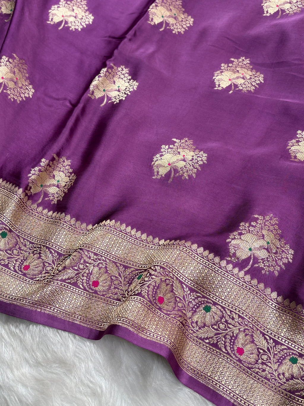 HO Crap Silk Banarasi Saree