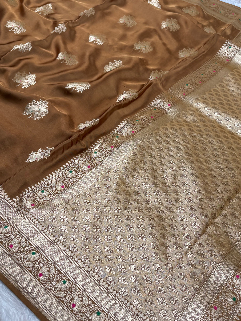 HO Crap Silk Banarasi Saree