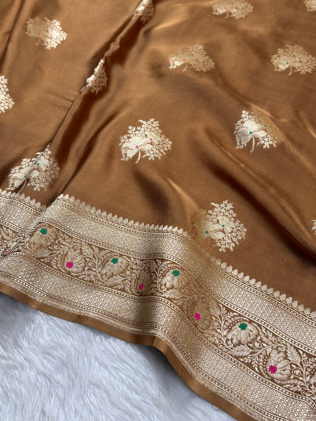 HO Crap Silk Banarasi Saree