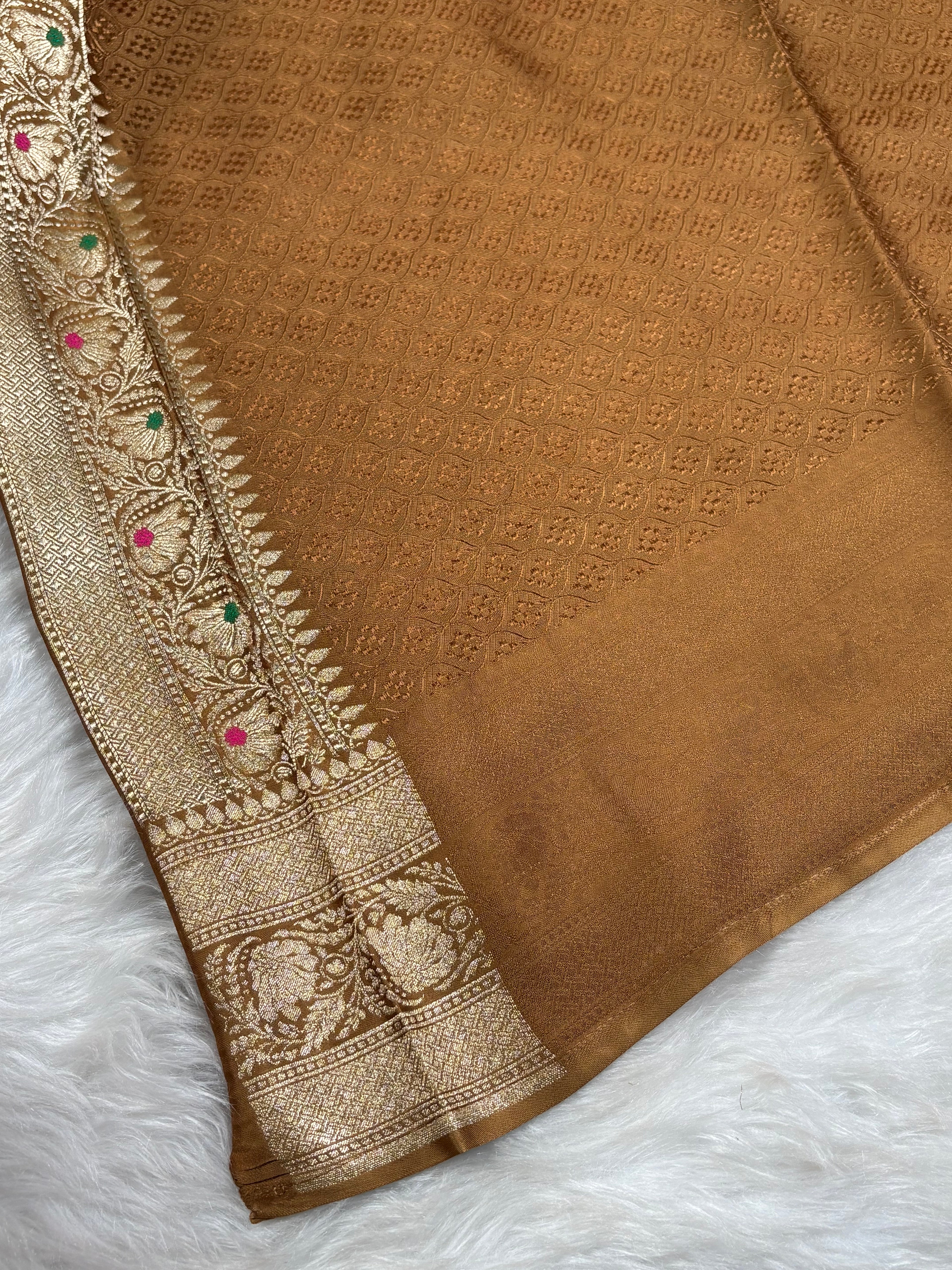 HO Crap Silk Banarasi Saree