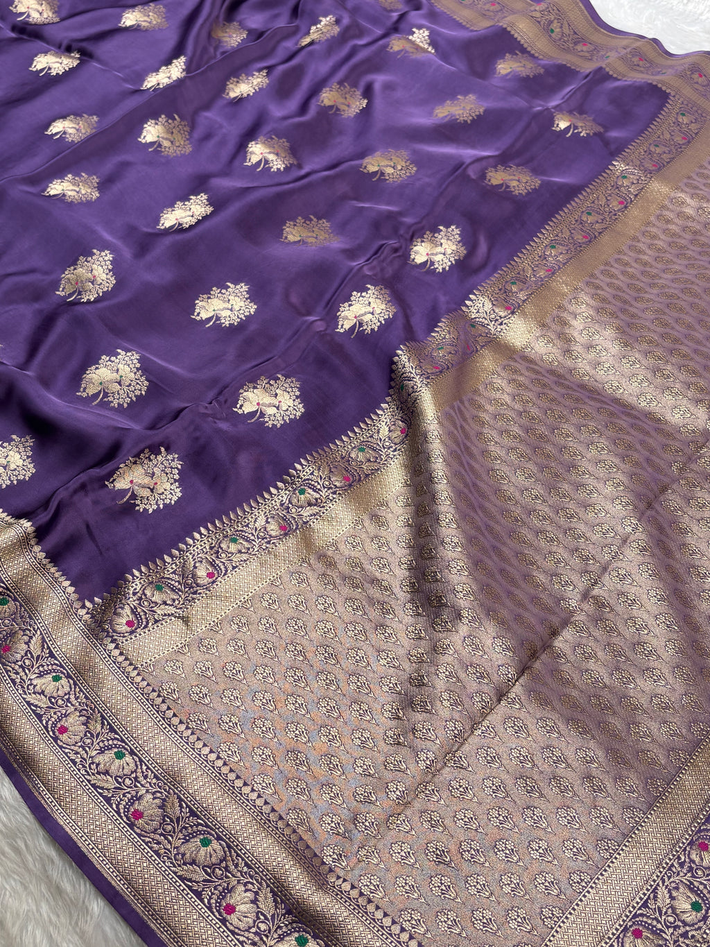 HO Crap Silk Banarasi Saree