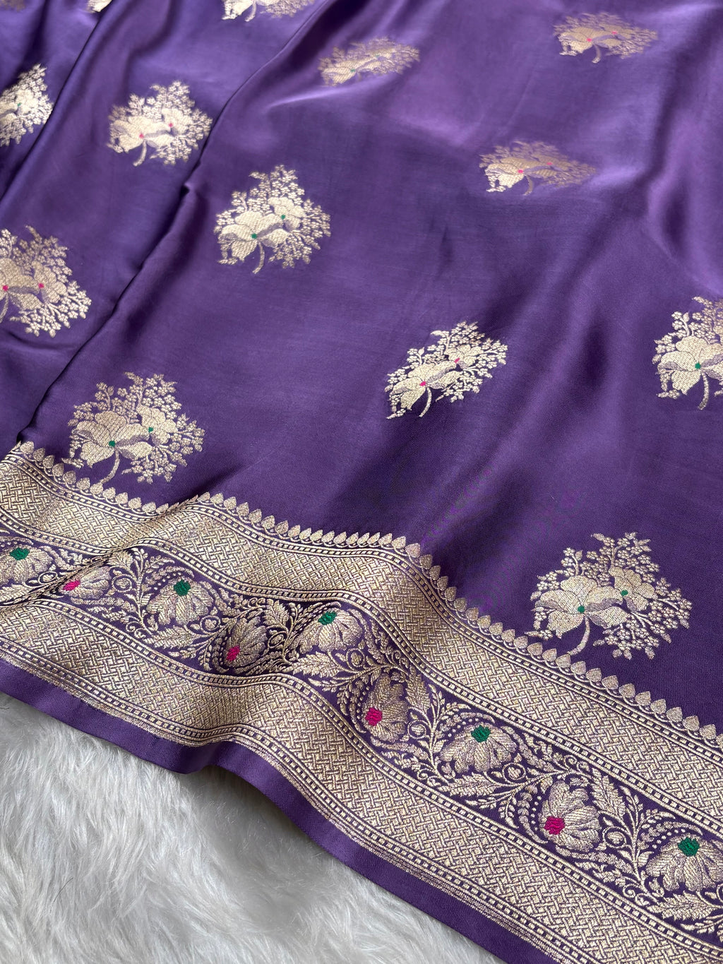 HO Crap Silk Banarasi Saree