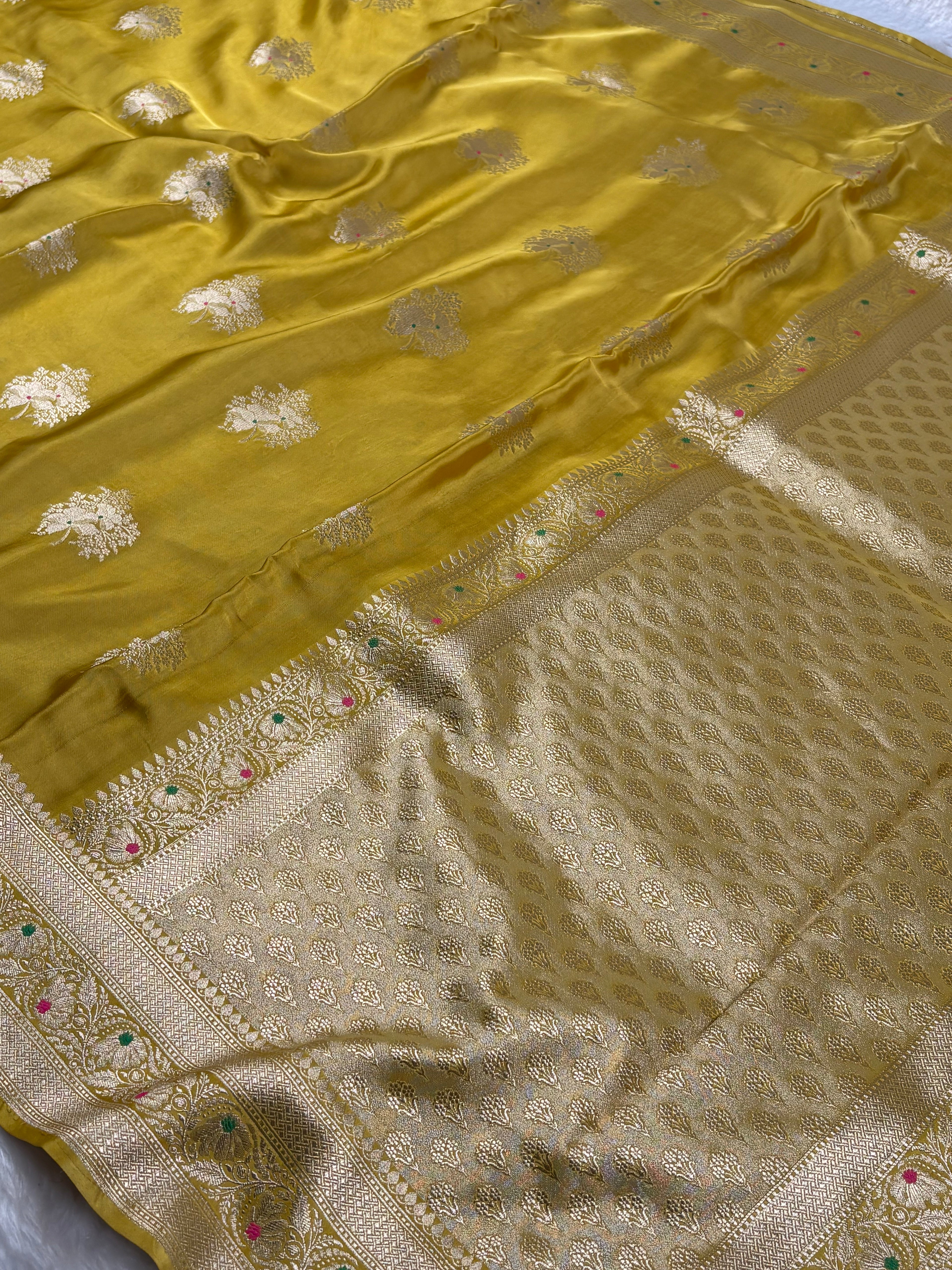 HO Crap Silk Banarasi Saree